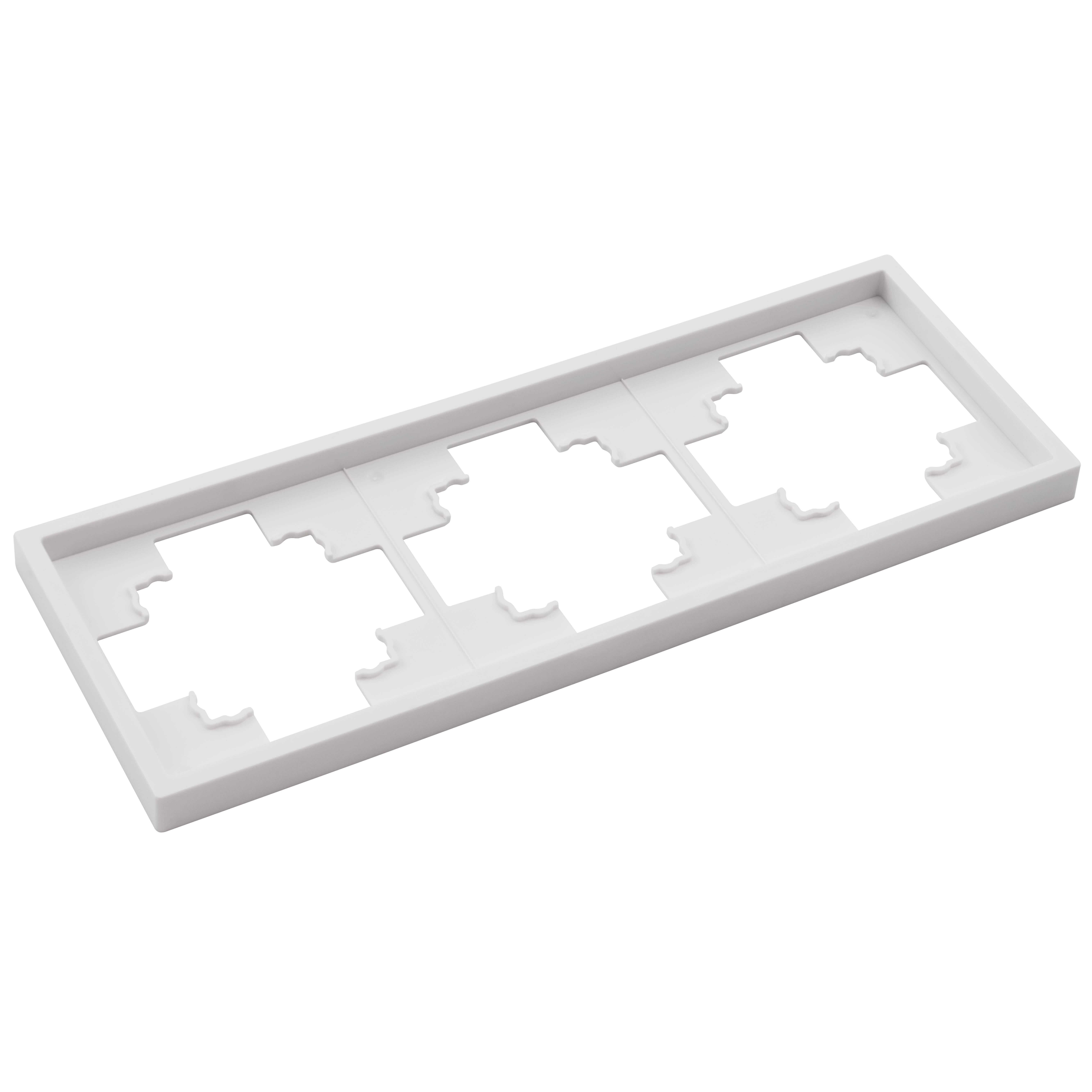 Rahmen McPower "Shallow" 3-fach, weiß