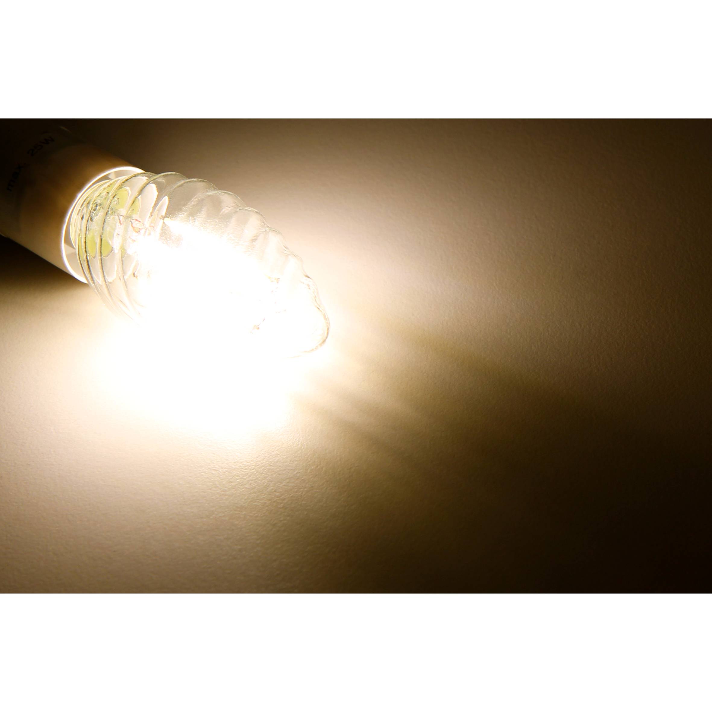LED Filament Kerzenlampe gedreht McShine "Filed", E14, 4W, 490 lm, warmweiß, klar
