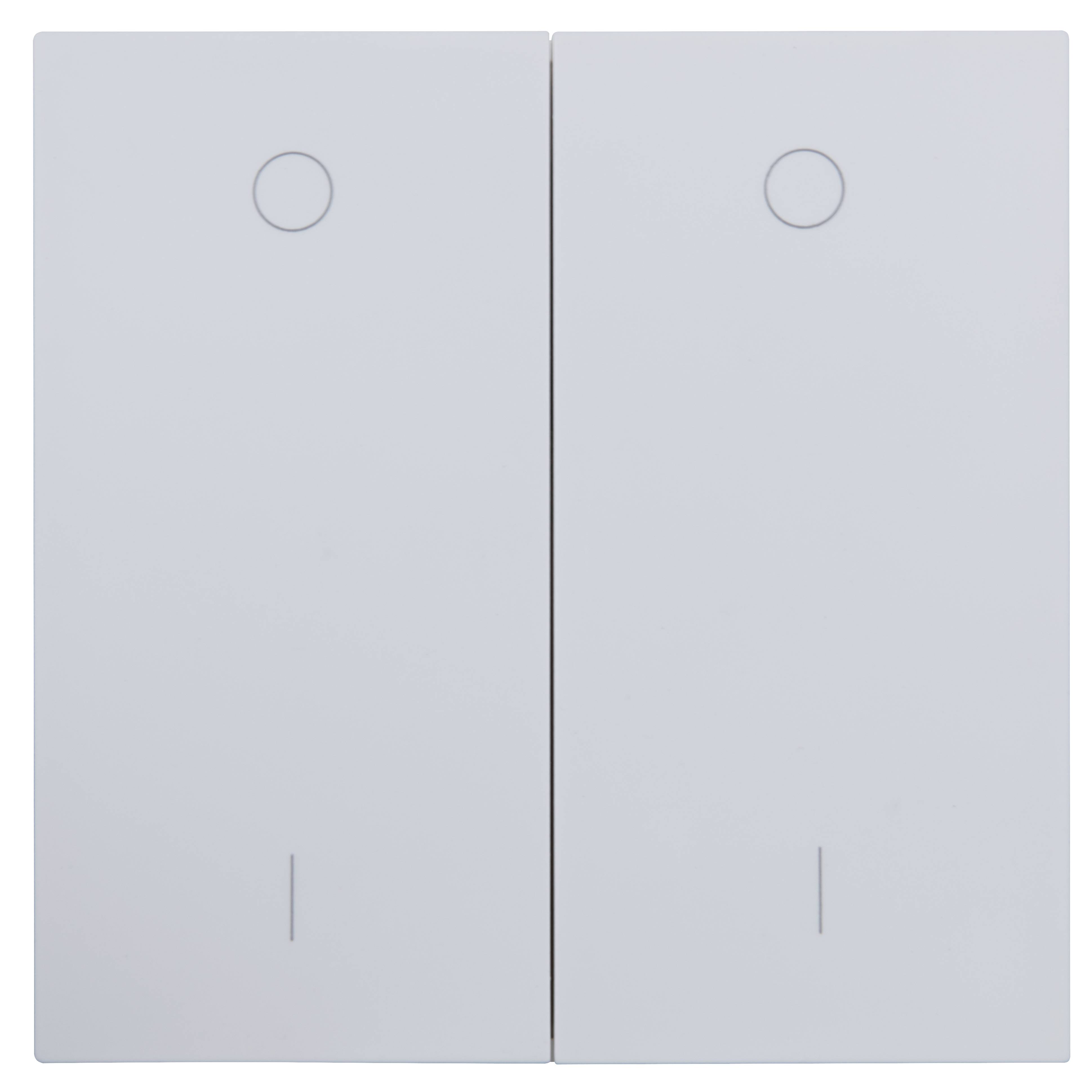 Funk-Wandtaster McPower "Comfort" max. 70m, Aufputz, 2-Kanal