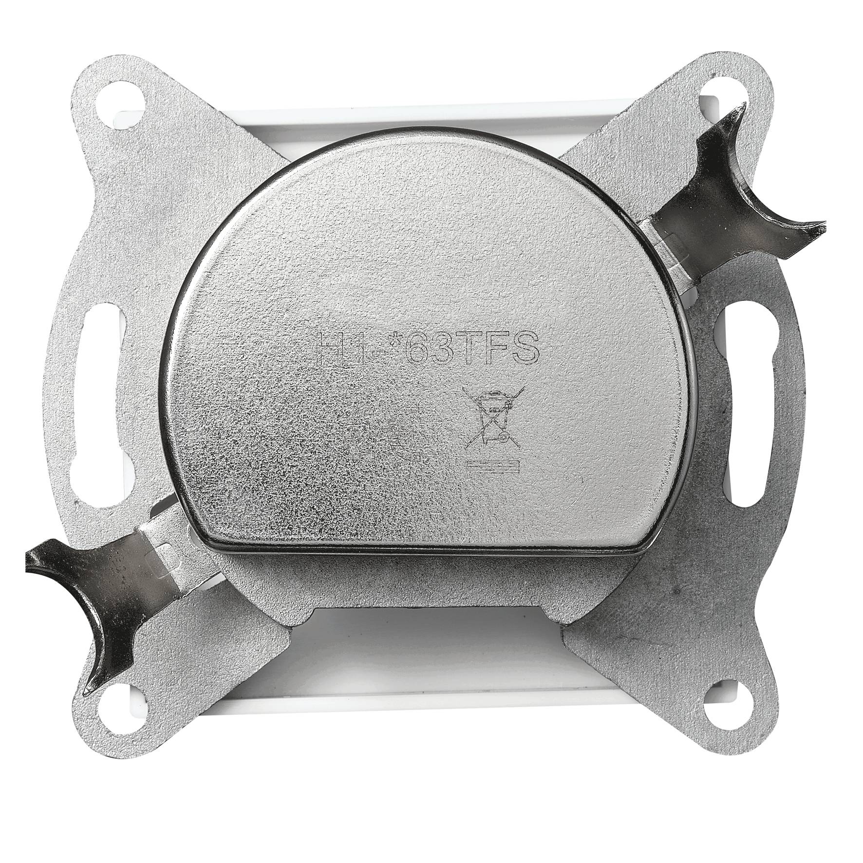 Antennendose McPower "Cup" für TV, Radio und Sat, UP, weiß