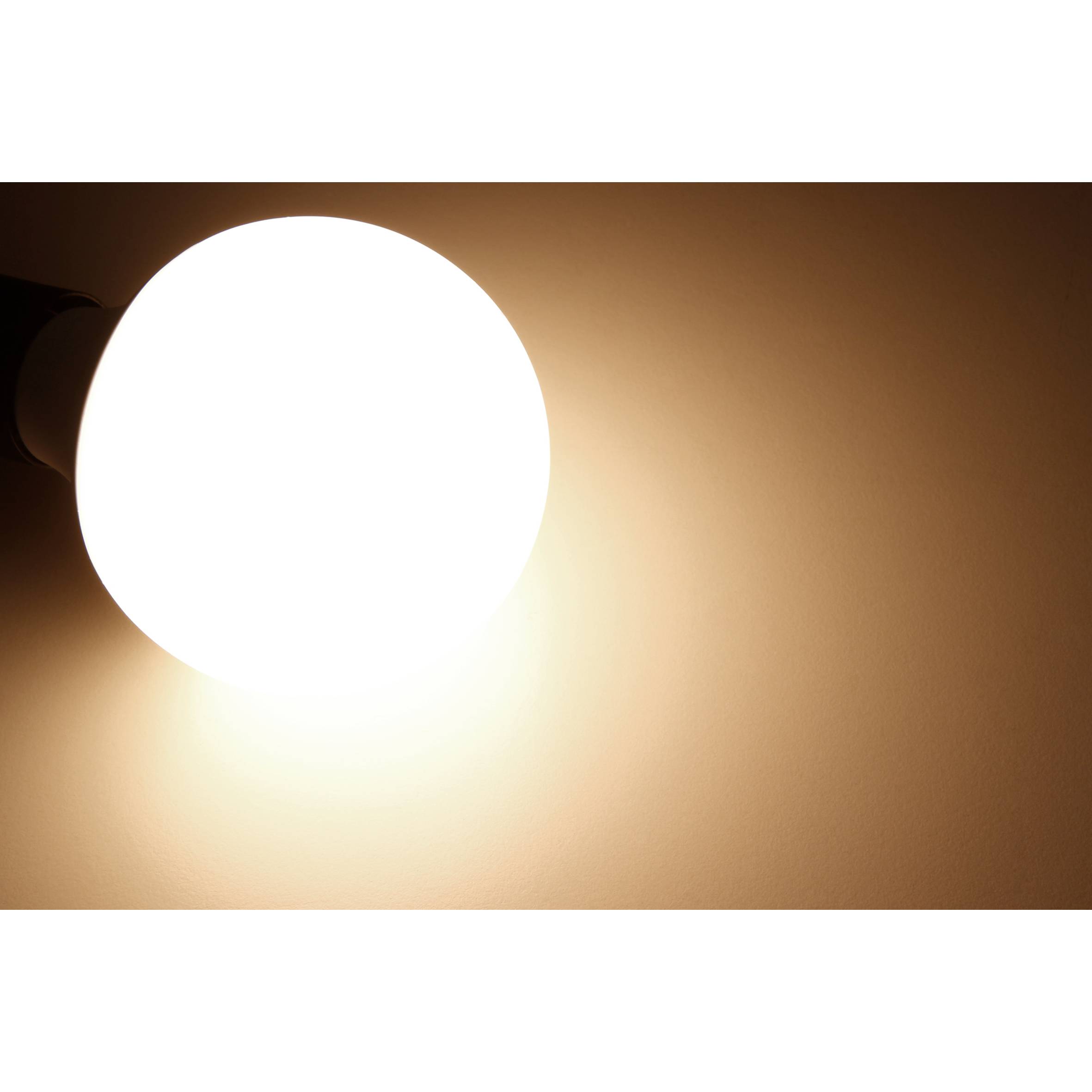 LED Globelampe McShine, E27, 12W, 1055lm, warmweiß