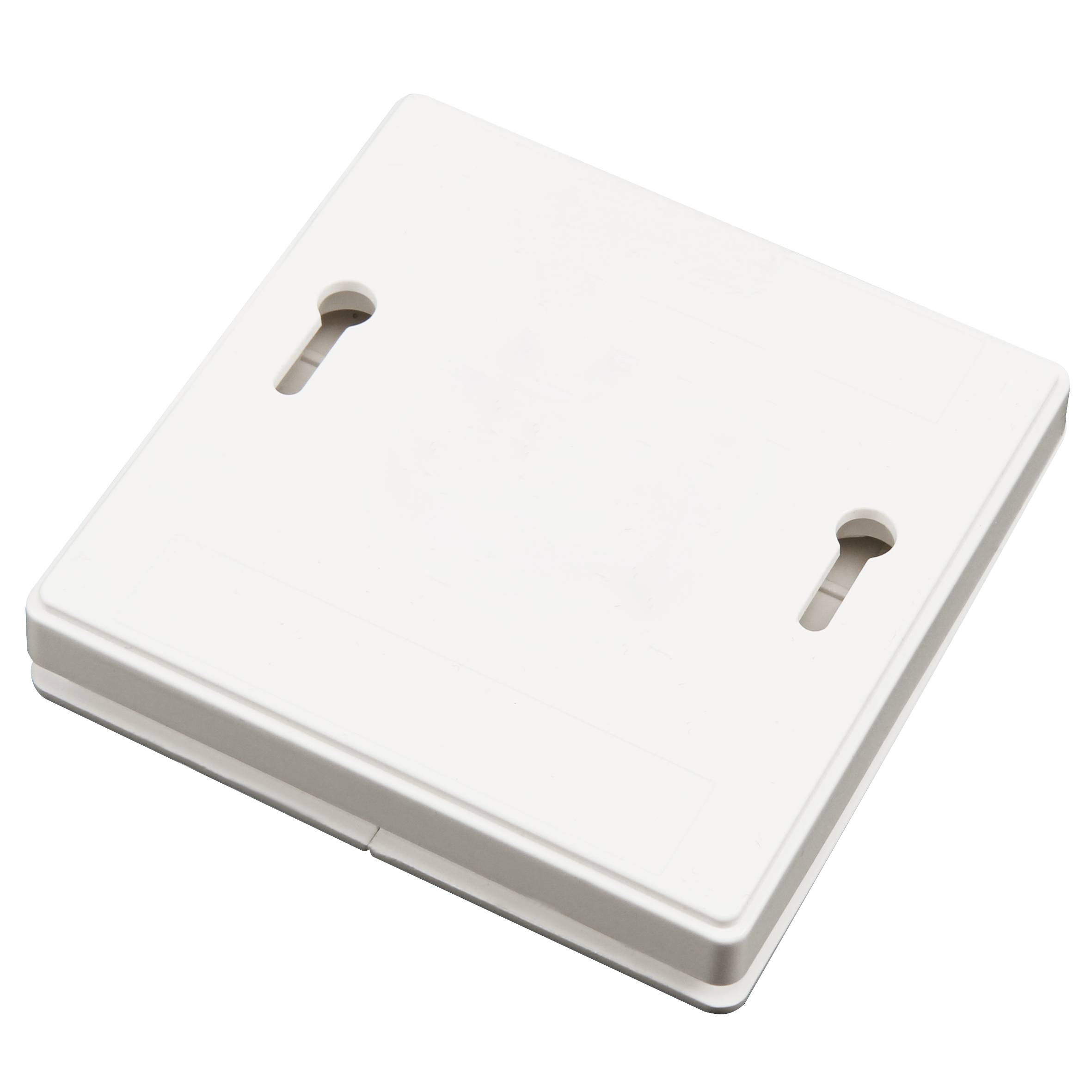 Funk-Wandtaster McPower "Kinetic" 2-fach, Funktion ohne Batterie, max. 200m