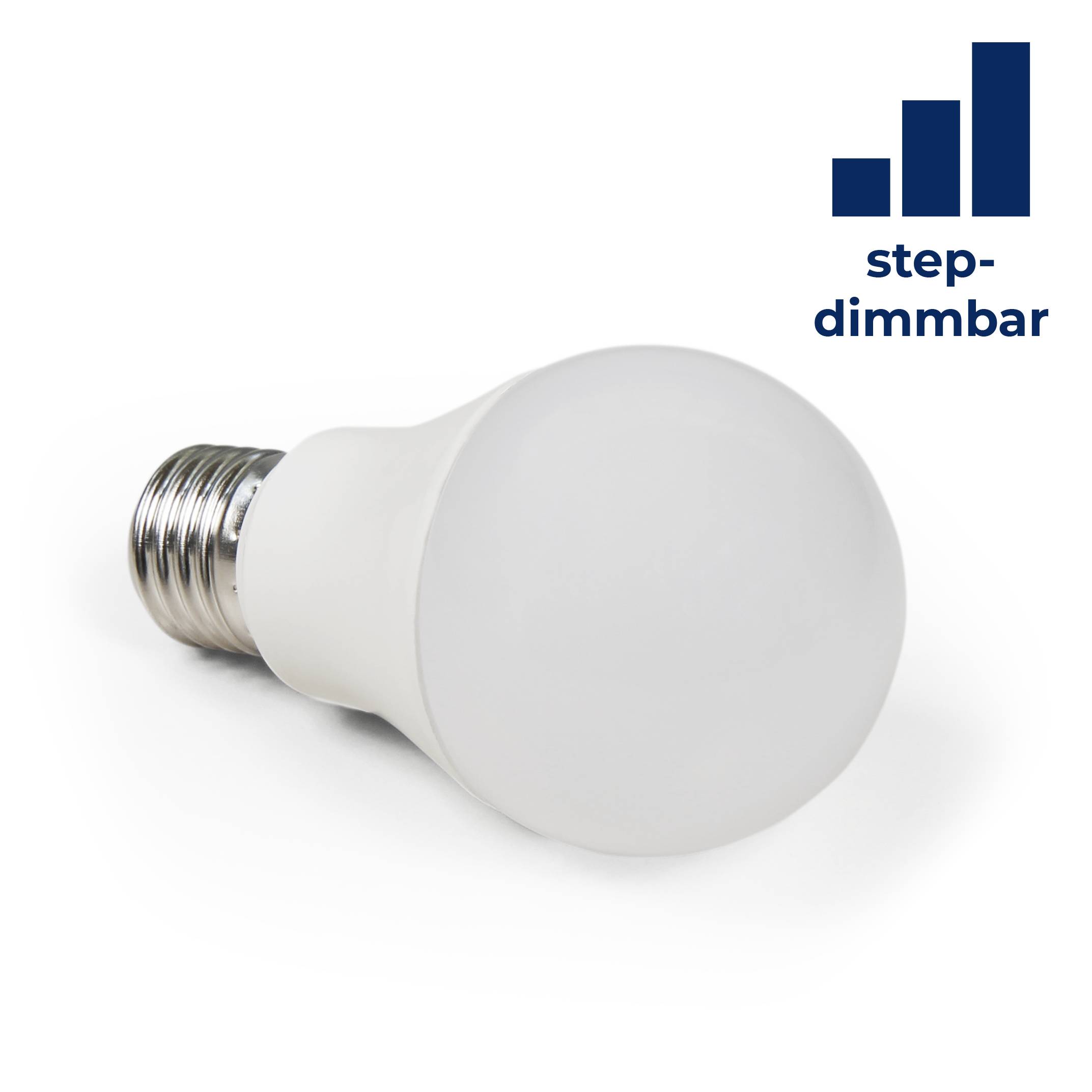 LED Glühlampe McShine, E27, 11W, 1.055 lm, 3000K, warmweiß, step dimmbar 100/50/10