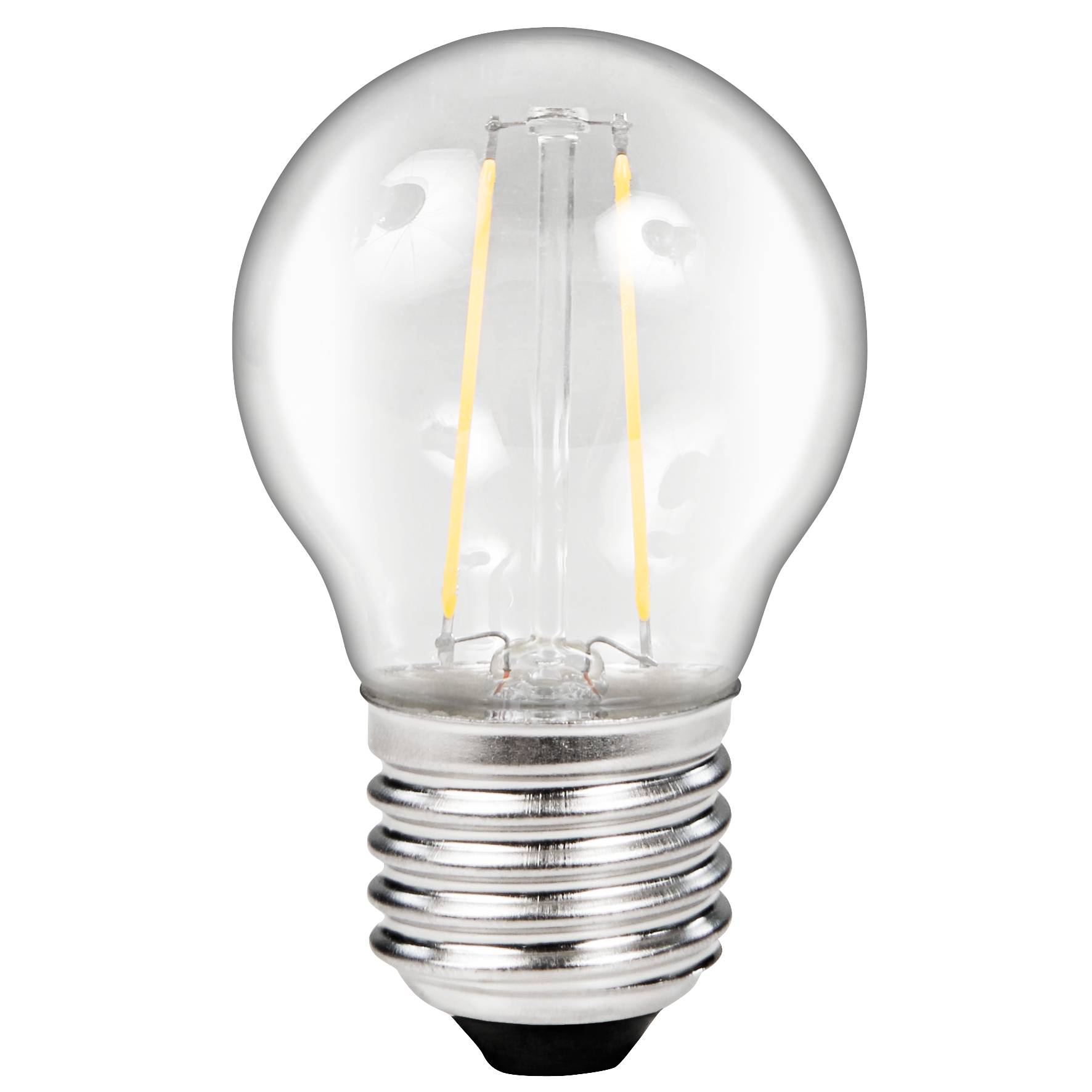 LED Filament Tropfenlampe McShine "Filed", E27, 2W, 260Lm, warmweiß, klar