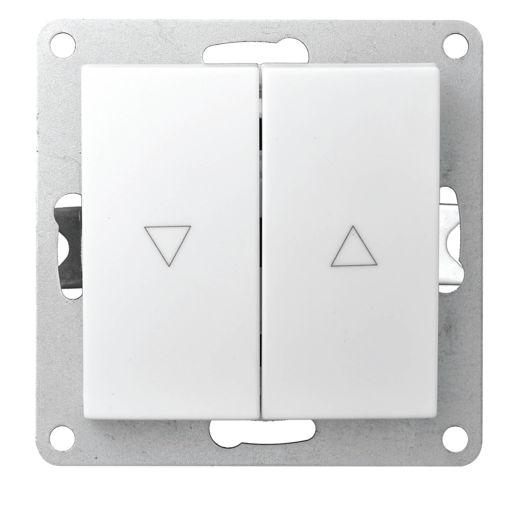 Jalousie-Taster McPower "Flair", Hoch und Runter, 250V~/10A, UP, weiß