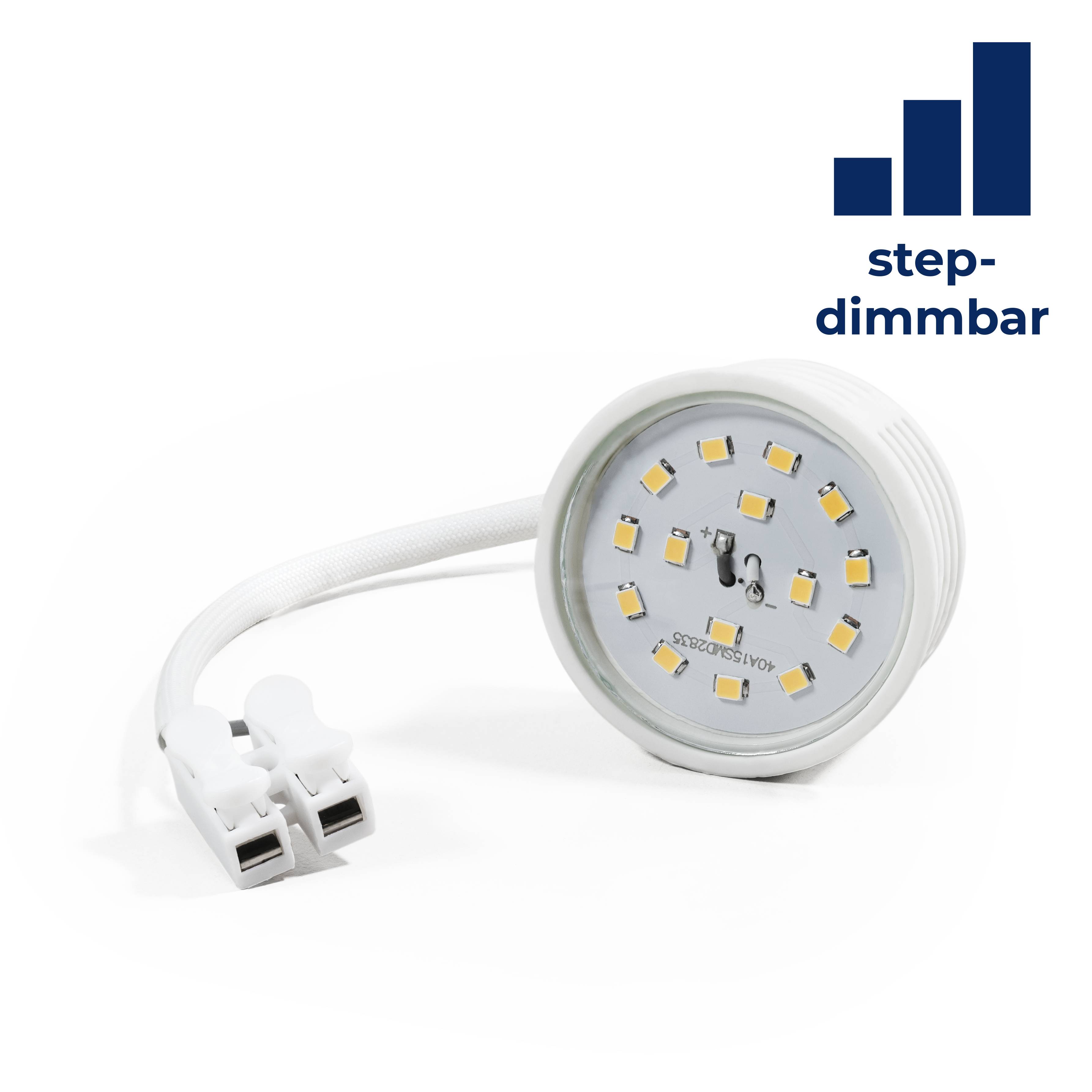 LED-Modul McShine, 5W, 400 Lumen, 230V, 50x23mm, warmweiß, 3000K, step-dimmbar