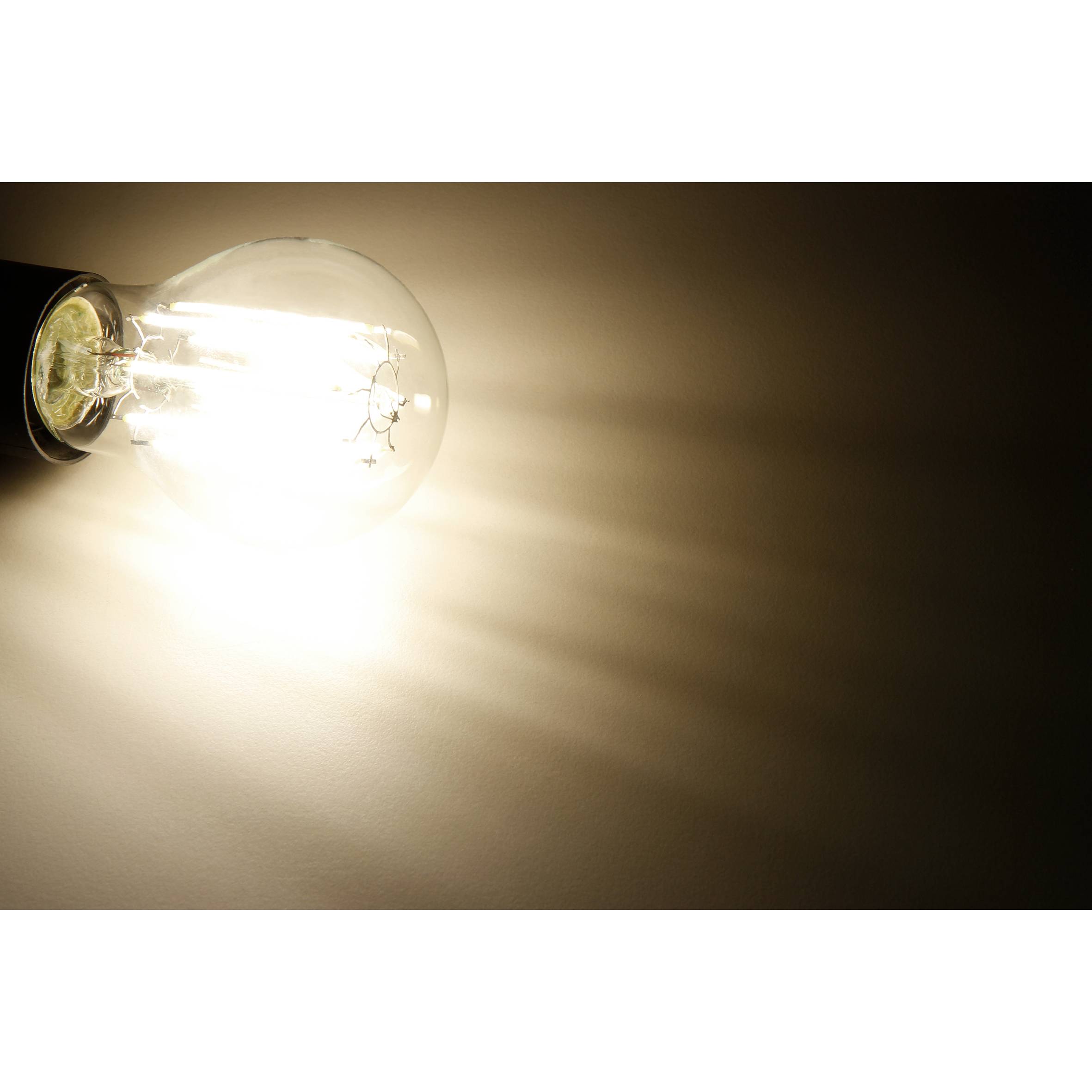 LED Filament Glühlampe McShine "Filed", E27, 11W, 1521lm, warmweiß, klar