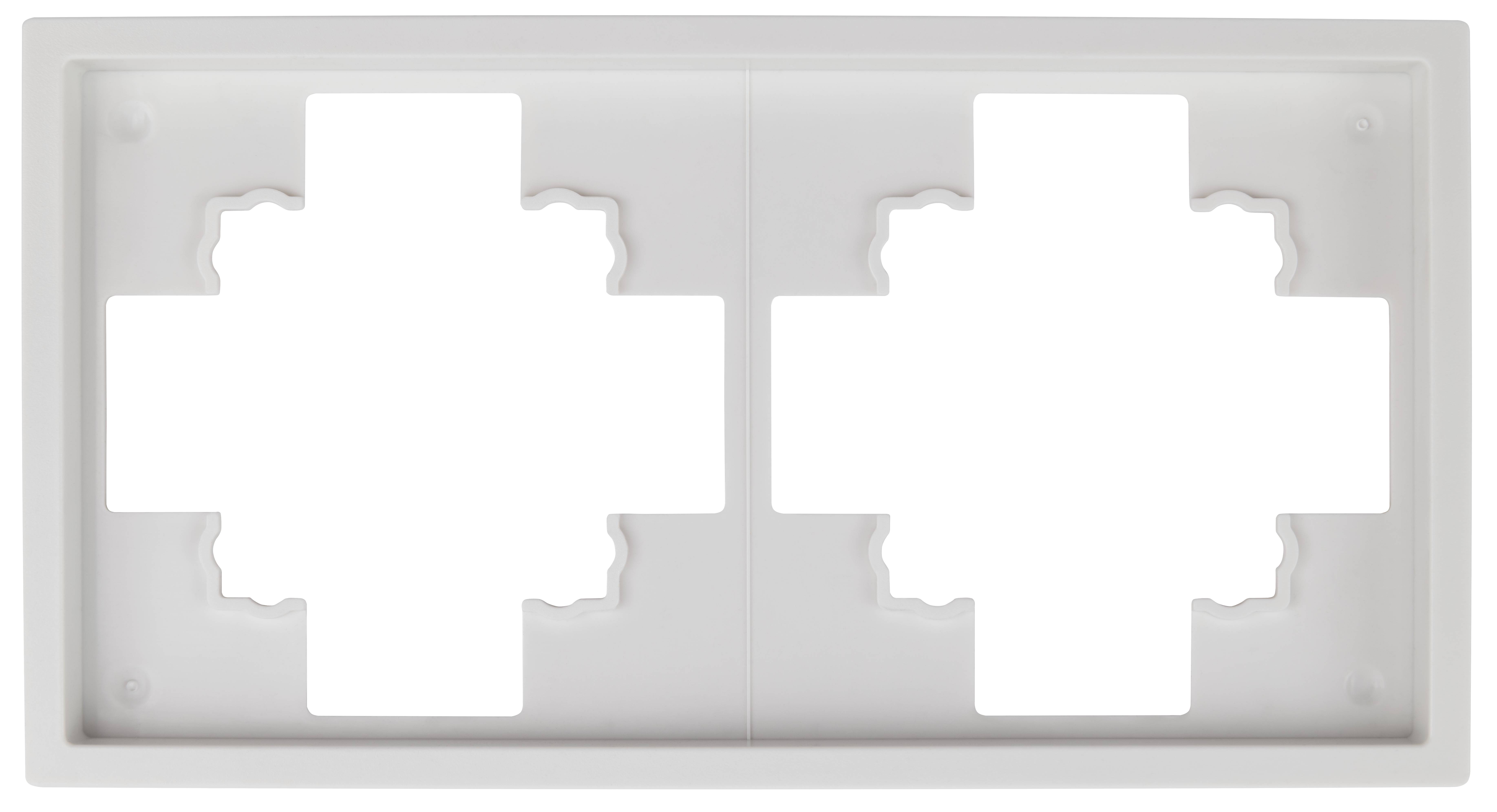 Rahmen McPower "Shallow" 2-fach, weiß