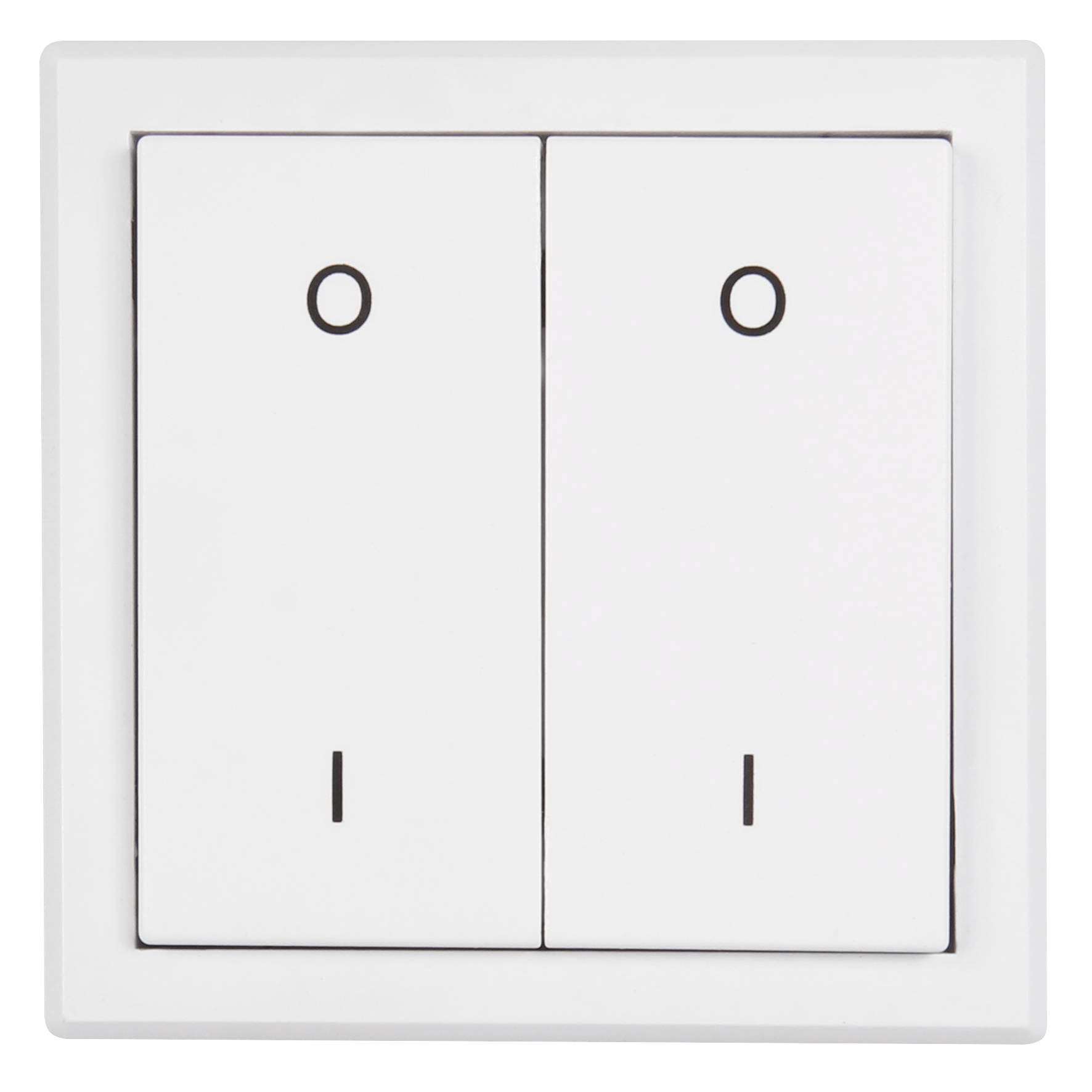 Funk-Wandtaster McPower "Comfort" max. 70m, Aufputz, 2-Kanal