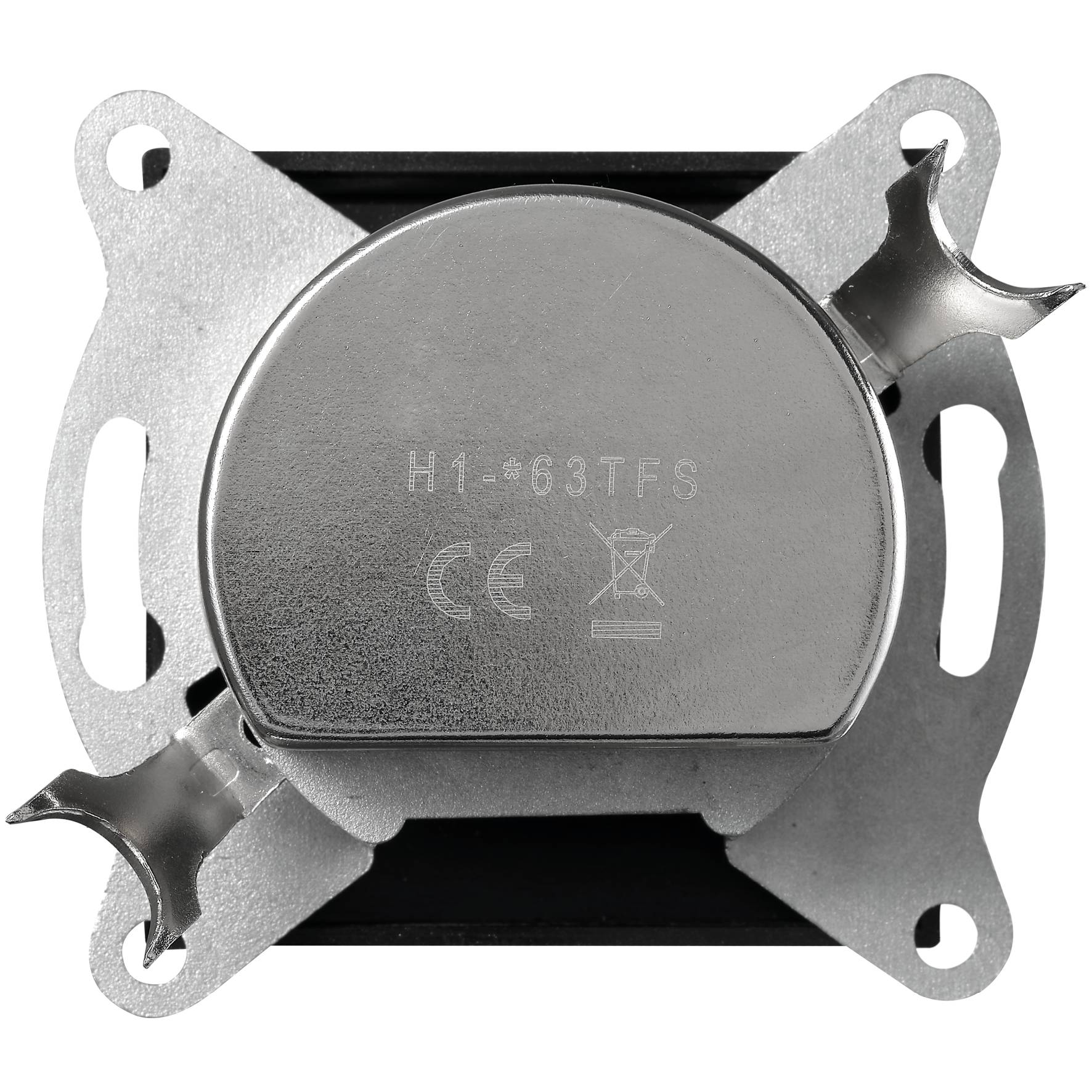 Antennendose McPower "Flair" für TV, Radio und Sat, UP, anthrazit