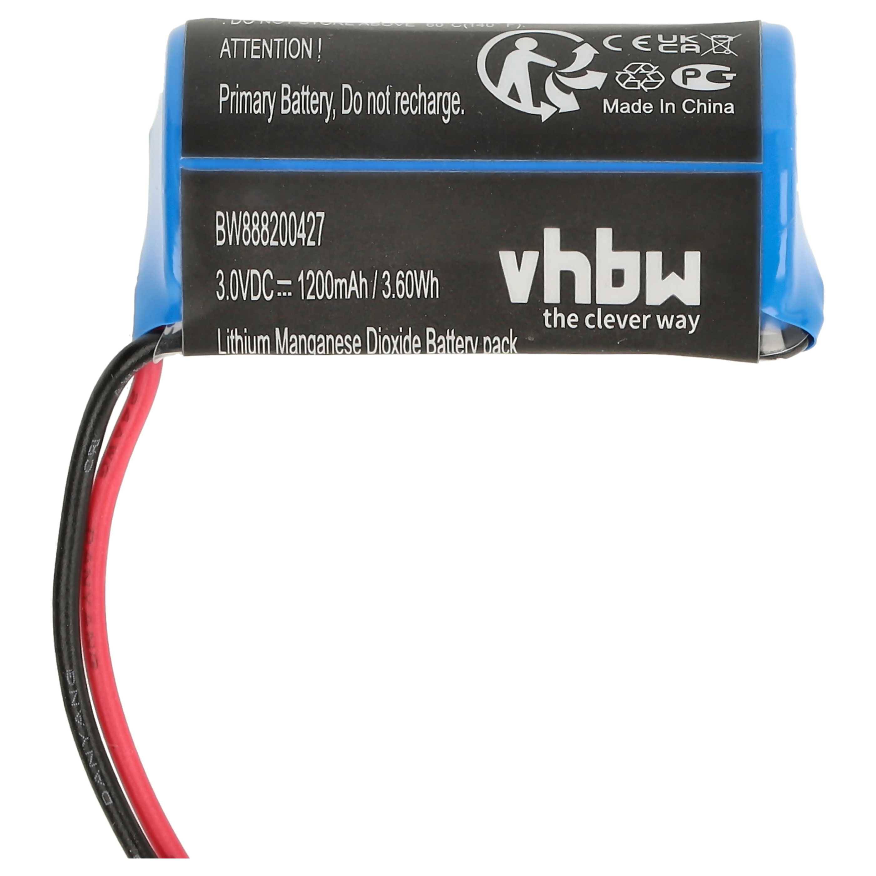 vhbw 5x Akku kompatibel mit Allen Bradley Series B 1756-L6X/B, Series B 1756-L65/B Steuereinheit (1200 mAh, 3 V