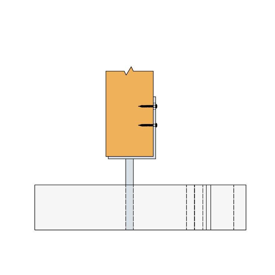 SST Pfostenhalter PBE60G-B