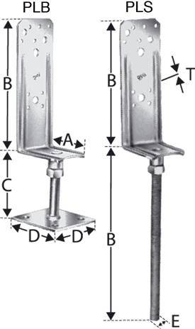 SST Stützenfuß PLS80/190G-B