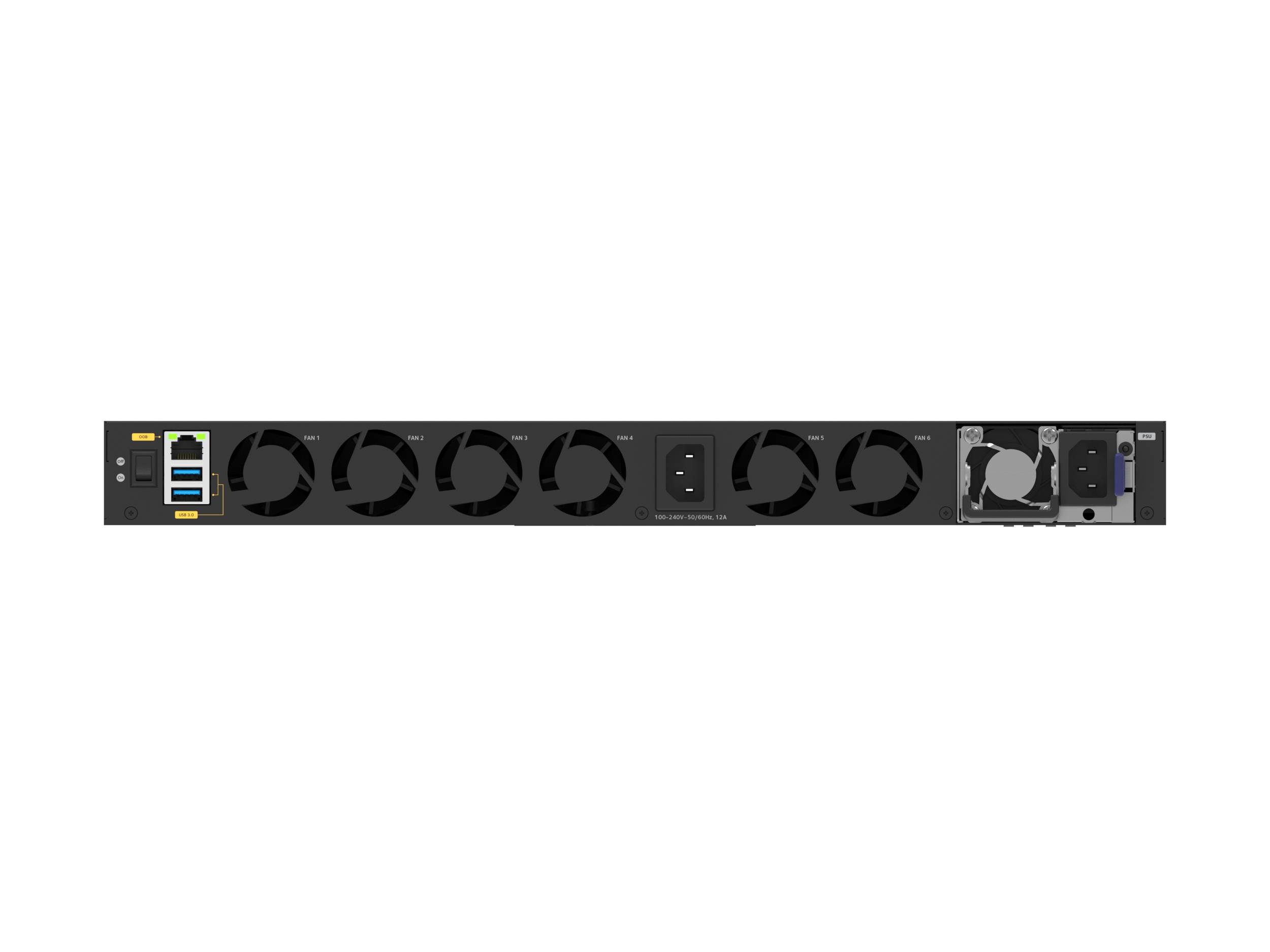 XSM4344C-100NES - Netgear AV Line M4350-40X4C Switch, L3, managed, 40 x 100/1000/2.5G/5G/10GBase-T (PoE++)