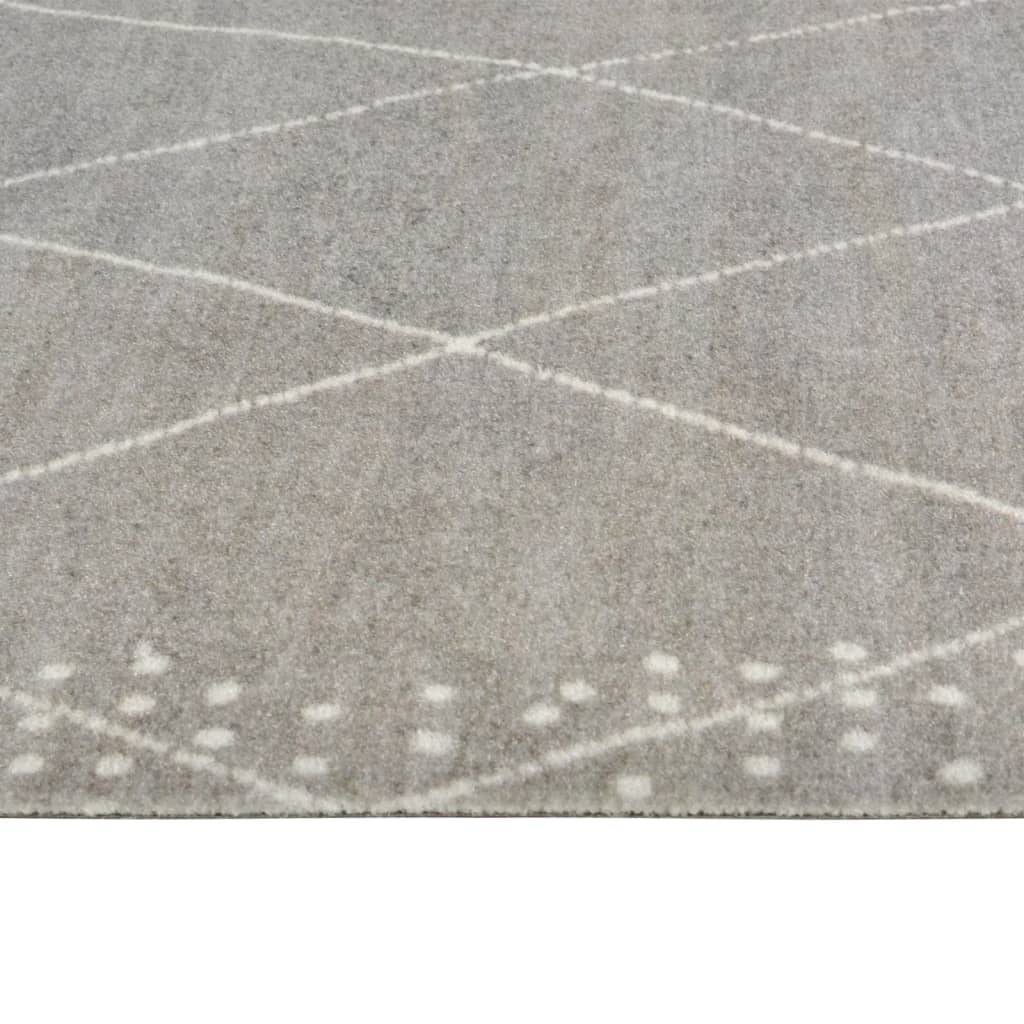 vidaXL Küchenteppich Waschbar Raute 60x180 cm Samt