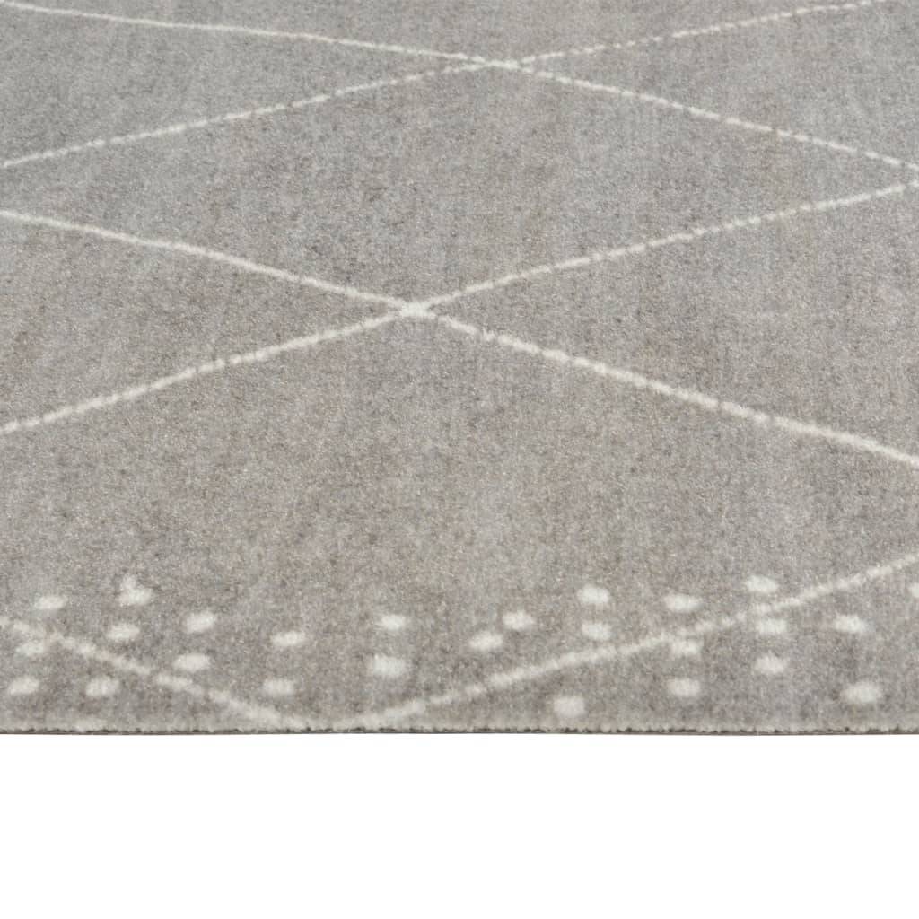 vidaXL Küchenteppich Waschbar Raute 60x300 cm Samt