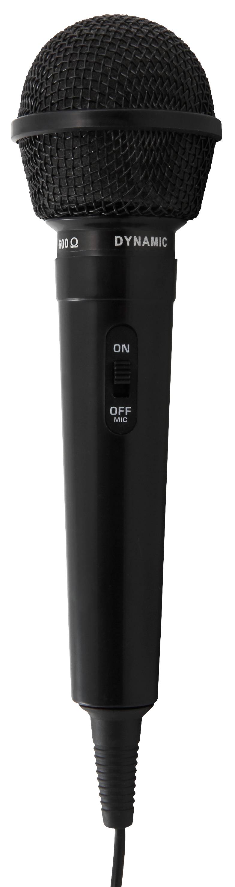 Dynamisches Mikrofon HOLLYWOOD "DM-202" 600 Ohm, 70-12.000Hz, inkl. Adapter