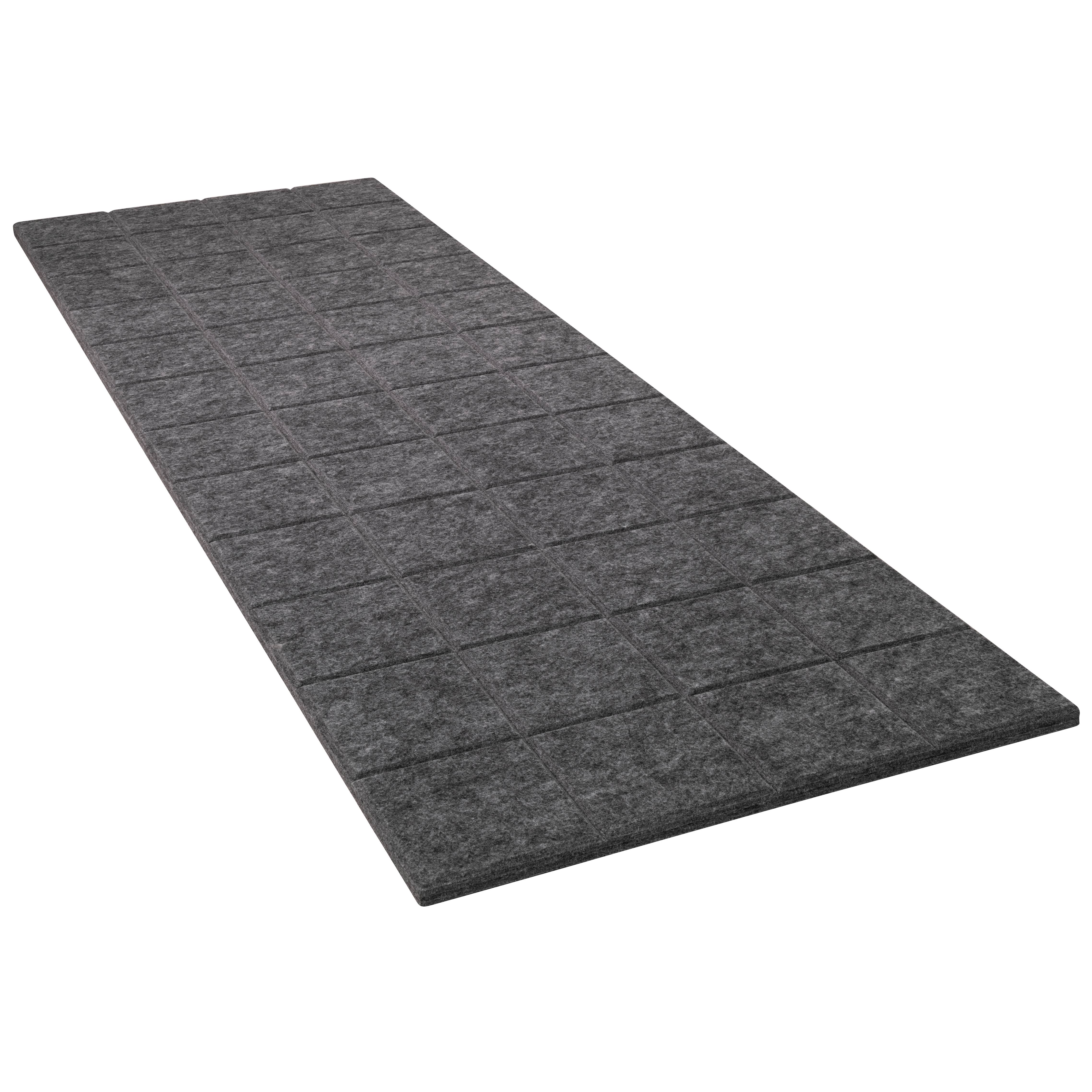 Akustik-Trennwand imstande, 120x40cm, grau, Filz