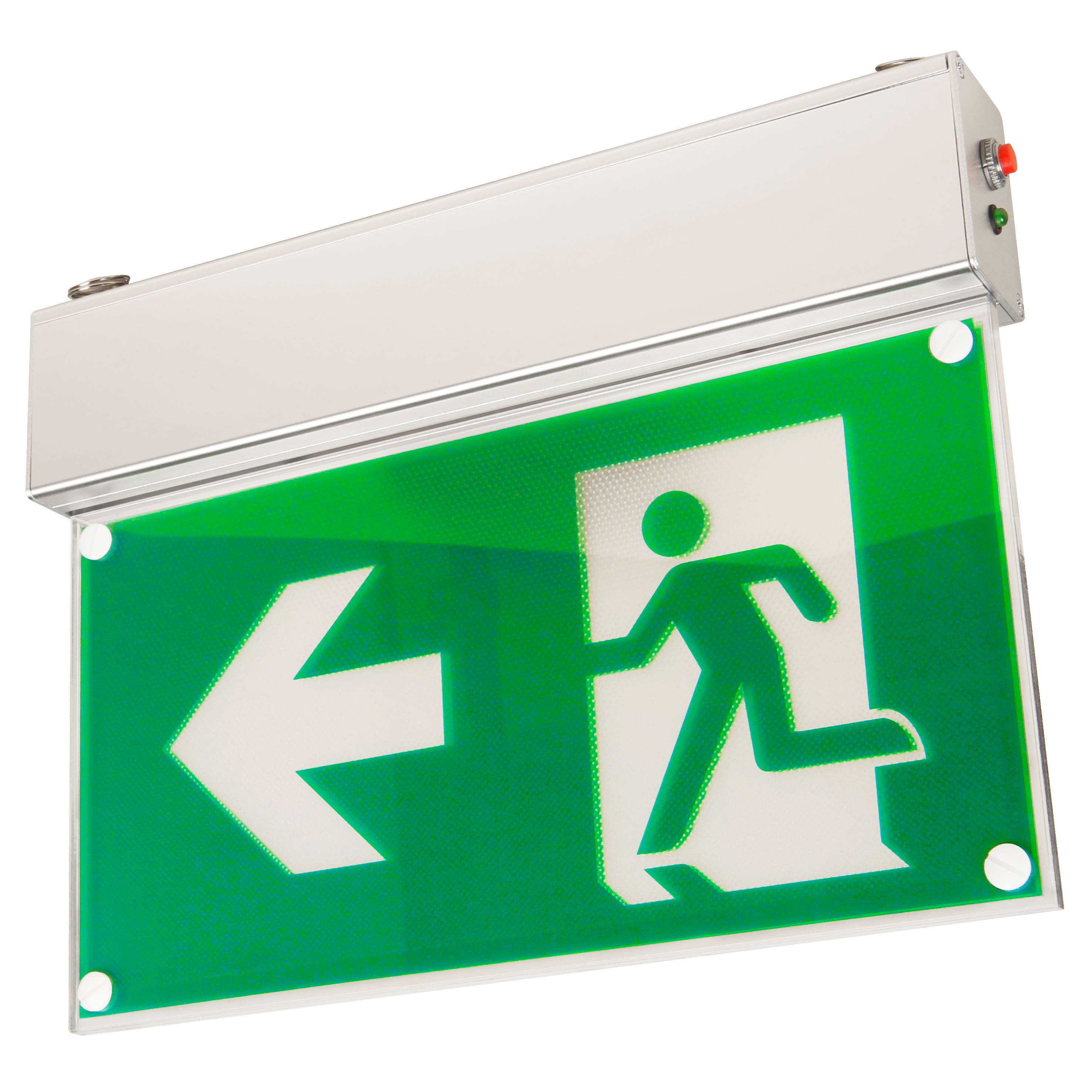 LED-Fluchtwegleuchte McShine "FL-460", Deckenmontage, inkl. Kette