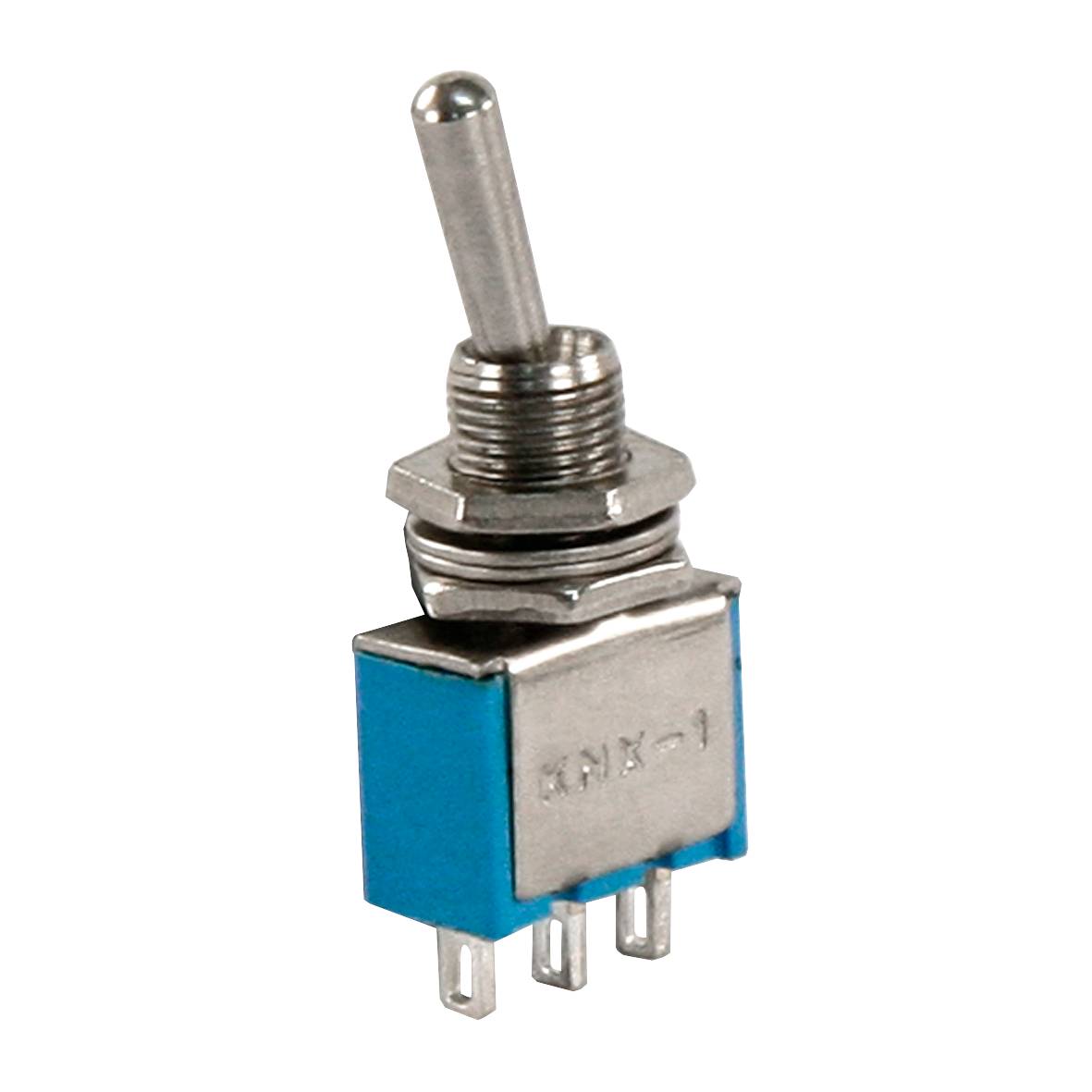 Miniatur-Kippschalter McPower, 3-polig, 1xUM, 2 Stellungen: EIN / EIN