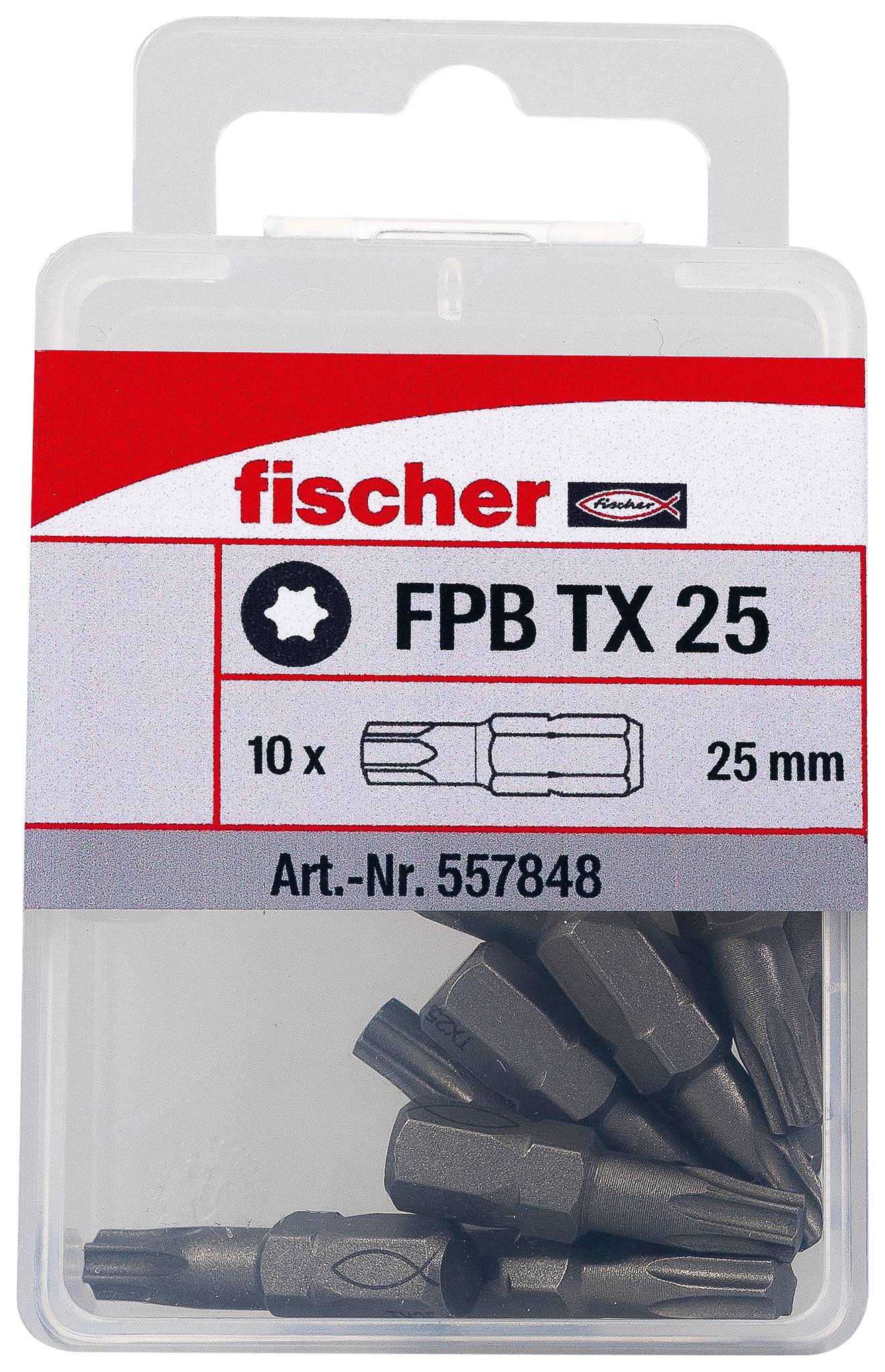 Fischer 10x ProfiBit FPB T 25 - 557848