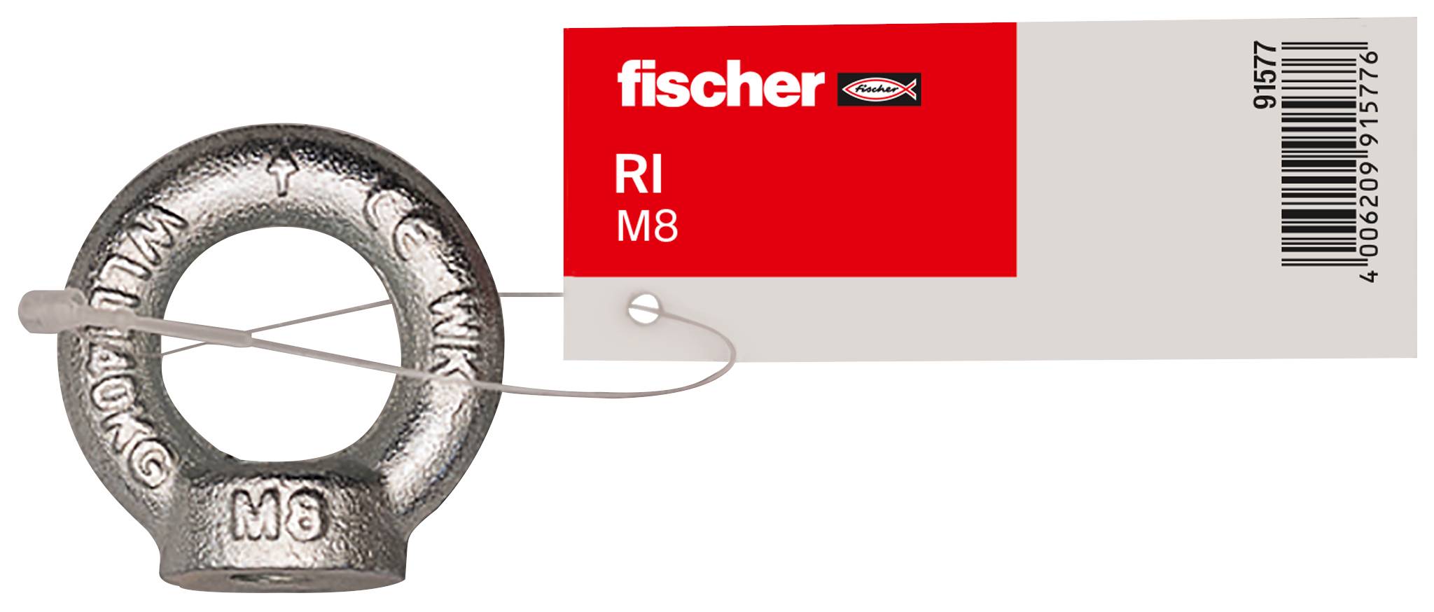 Fischer Ringmutter RI M 8 E - 091577