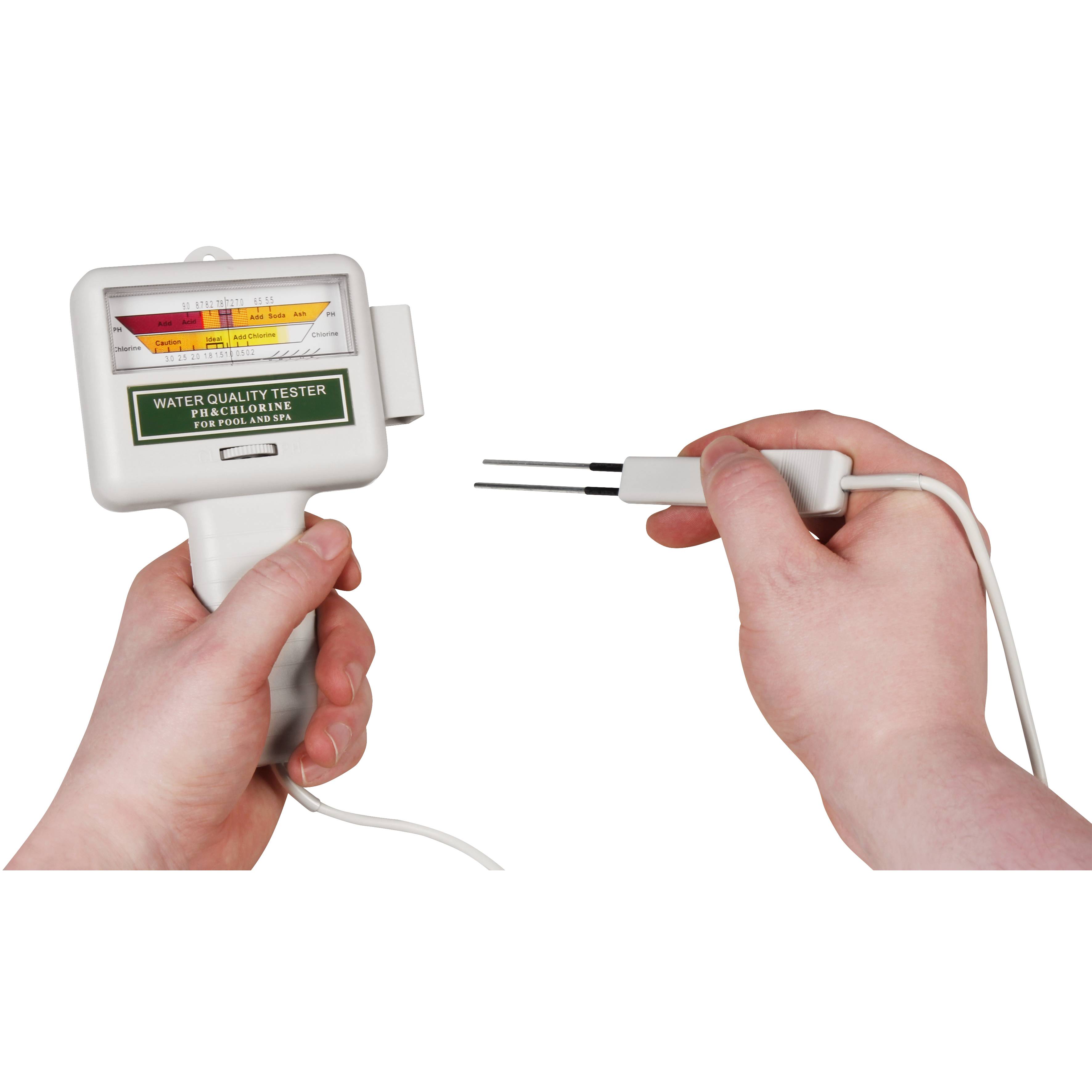 Swimmingpool-Wassertester McPower "WT-21", für PH-Wert & Chlorgehalt