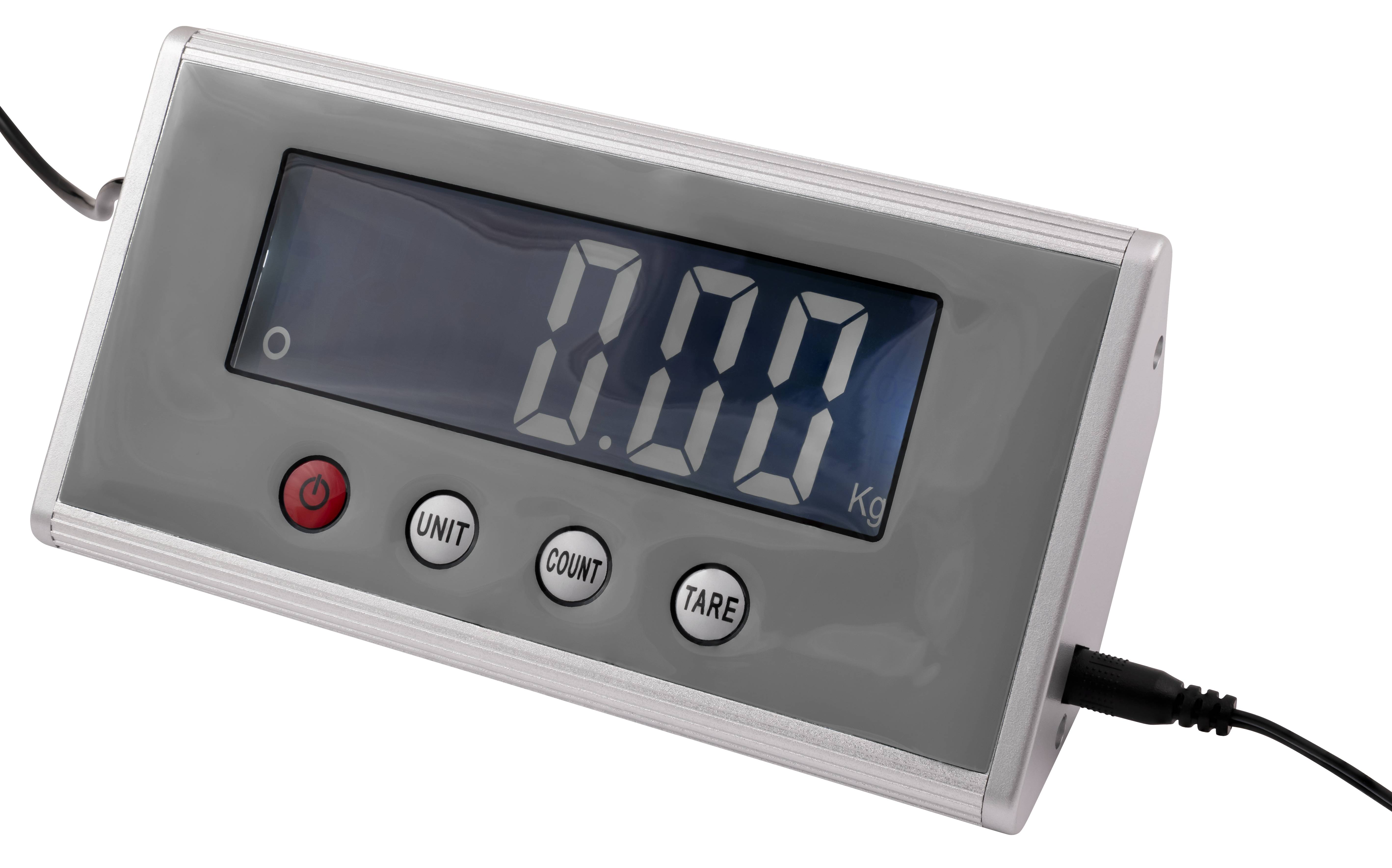 Paketwaage McPower "PW-200" 200g - 200kg, 27x27cm Edelstahl-Platte