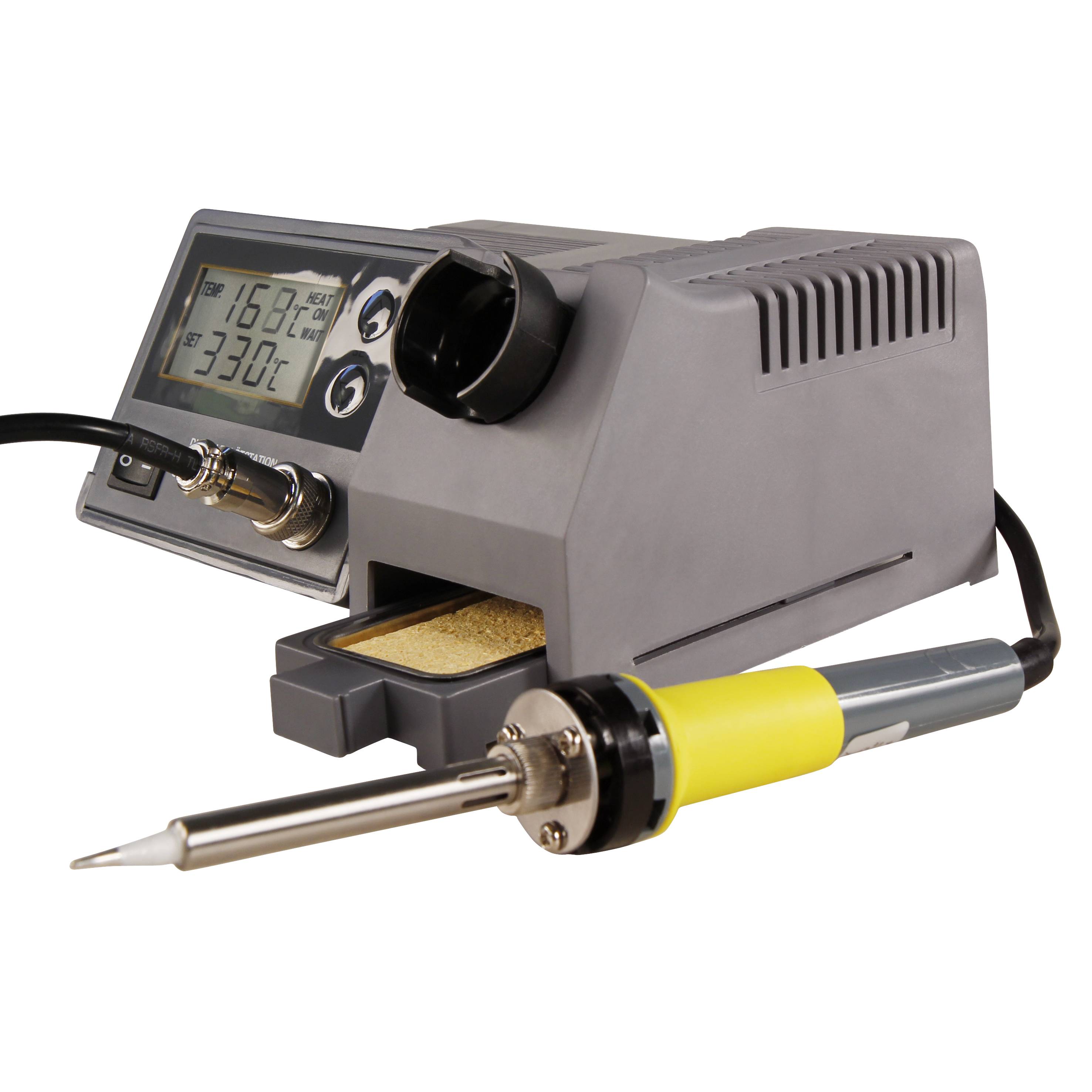 Digitale Lötstation McPower "LS-450 digi", 230V / 50 Hz, 48W-Lötkolben, grau