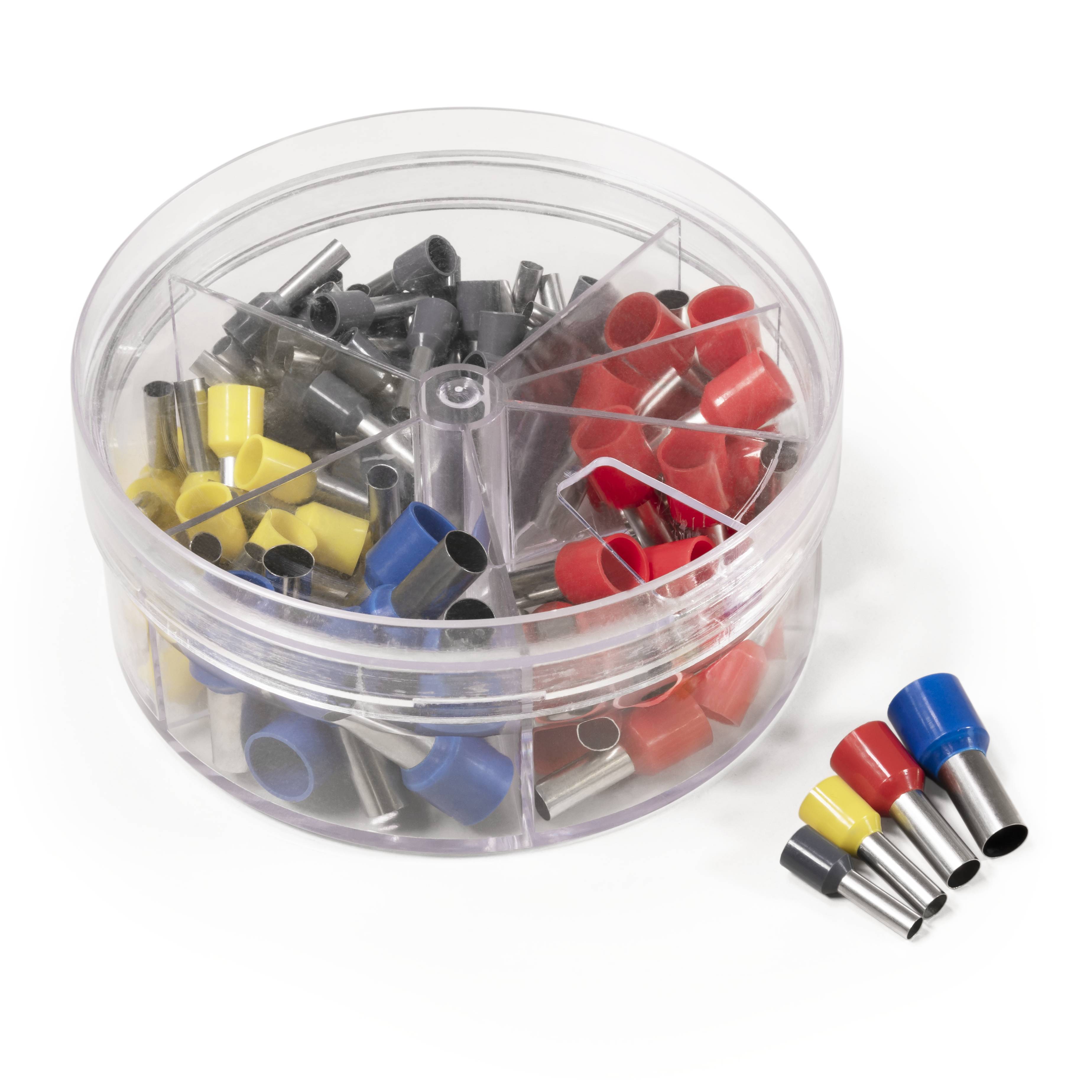 Aderendhülsen-Sortiment McPower, isoliert, 4-16mm², 100 Stück