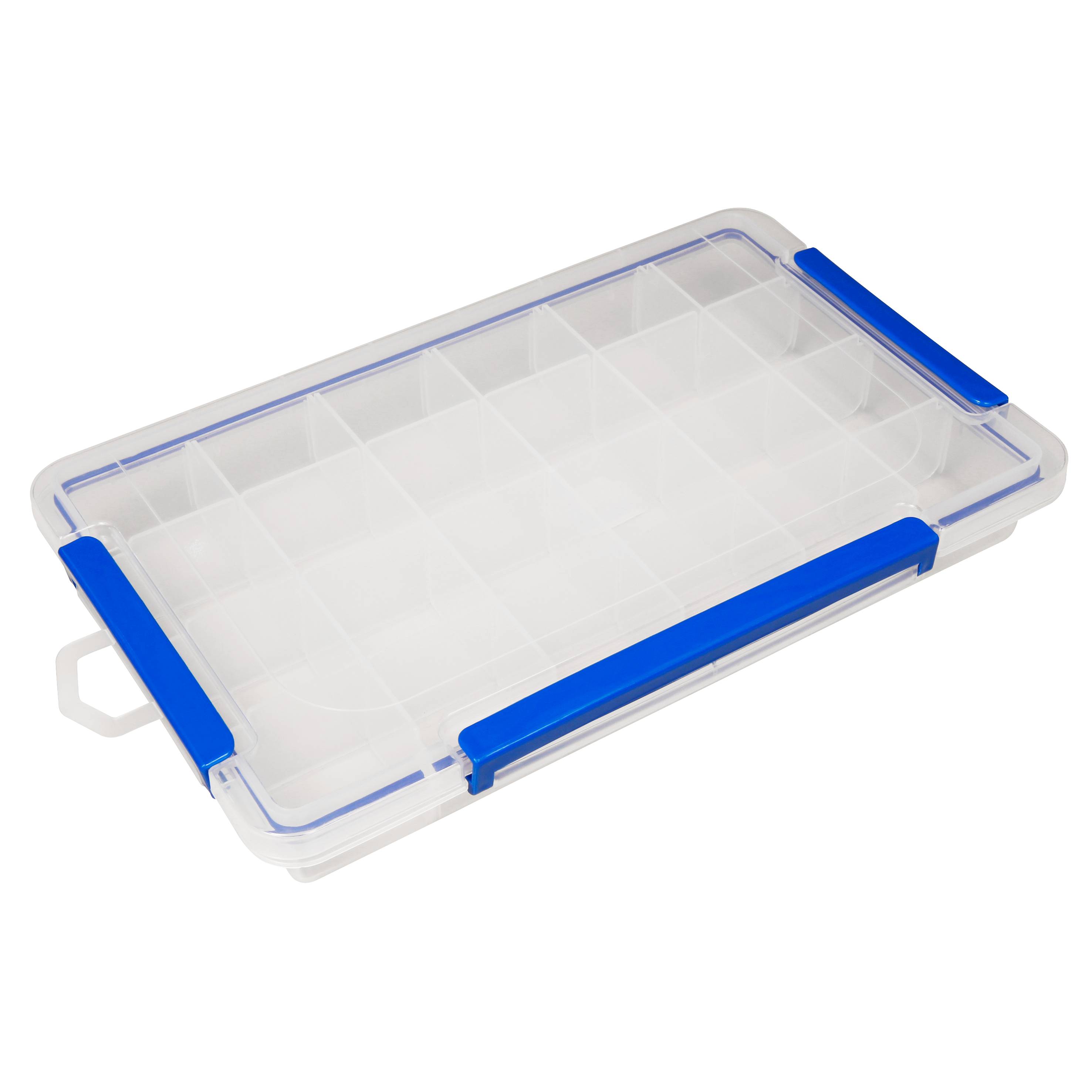 Sortimentskasten, 360x220x50mm, 3-fach Sicherheitsverschluss, Fächer variabel