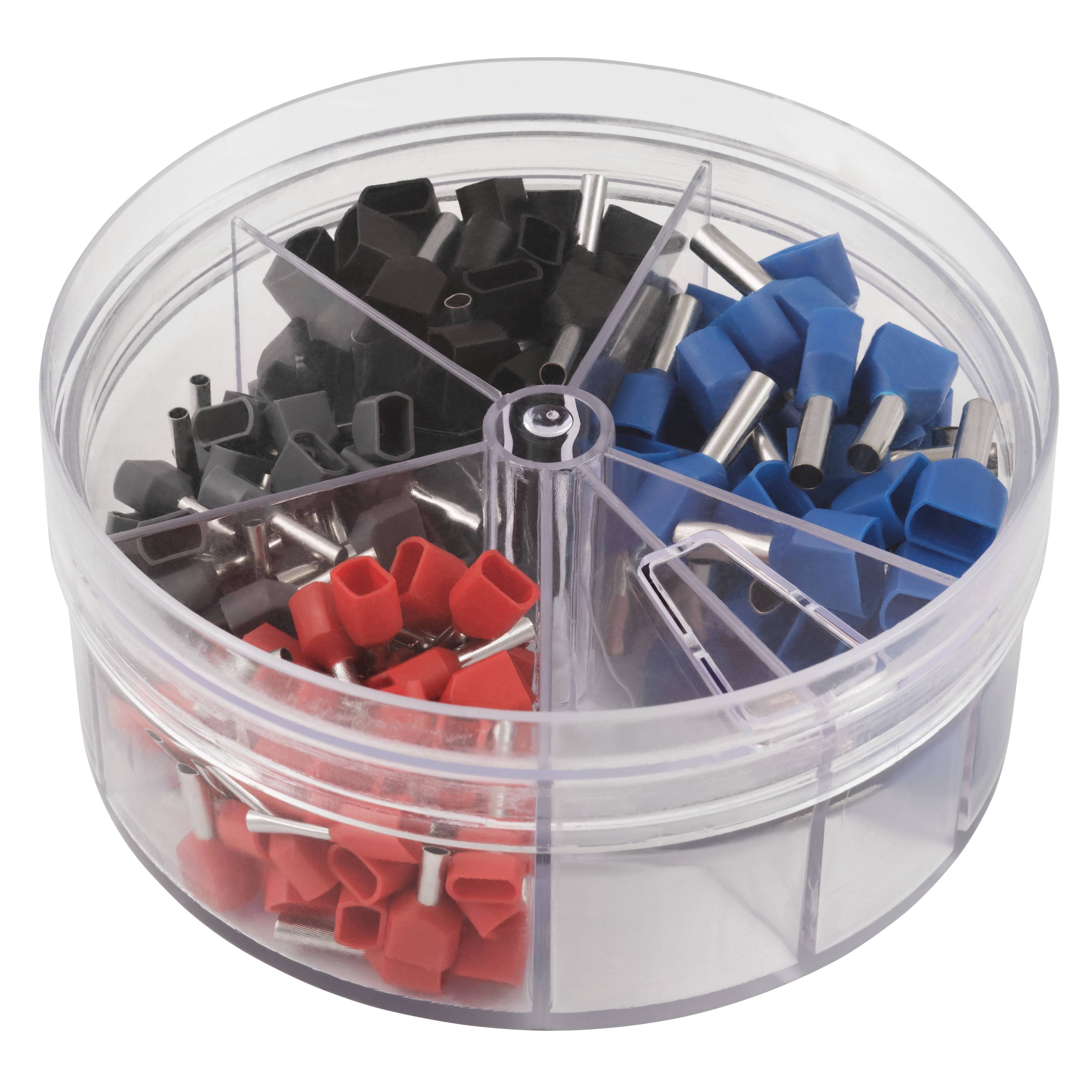 Aderendhülsen-Sortiment McPower, Twin, isoliert, 0,75 - 2,5 mm², 200 Stück