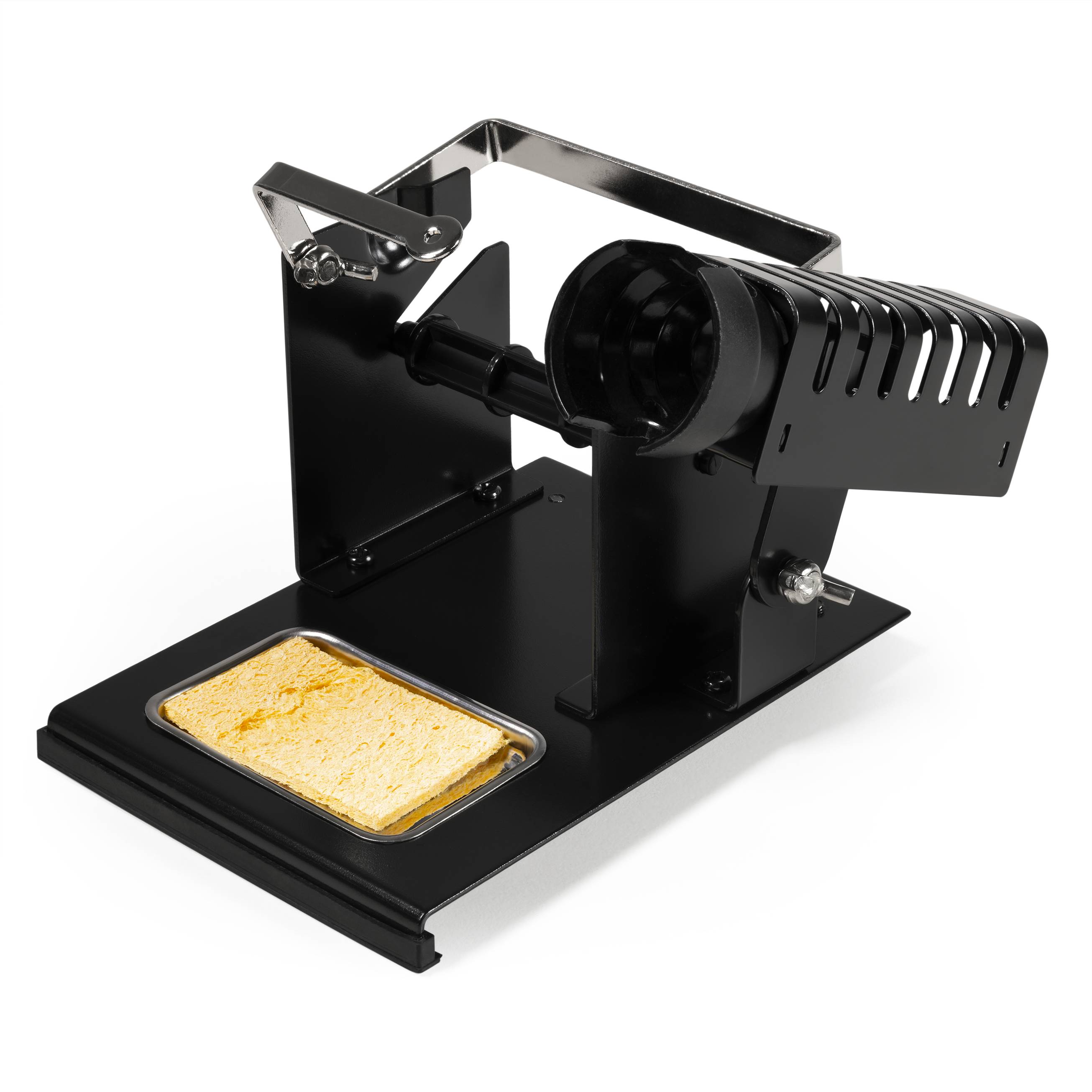 Lötkolbenständer McPower "LH-500" mit Lötzinn-Halterung, Schwamm und Tragegriff