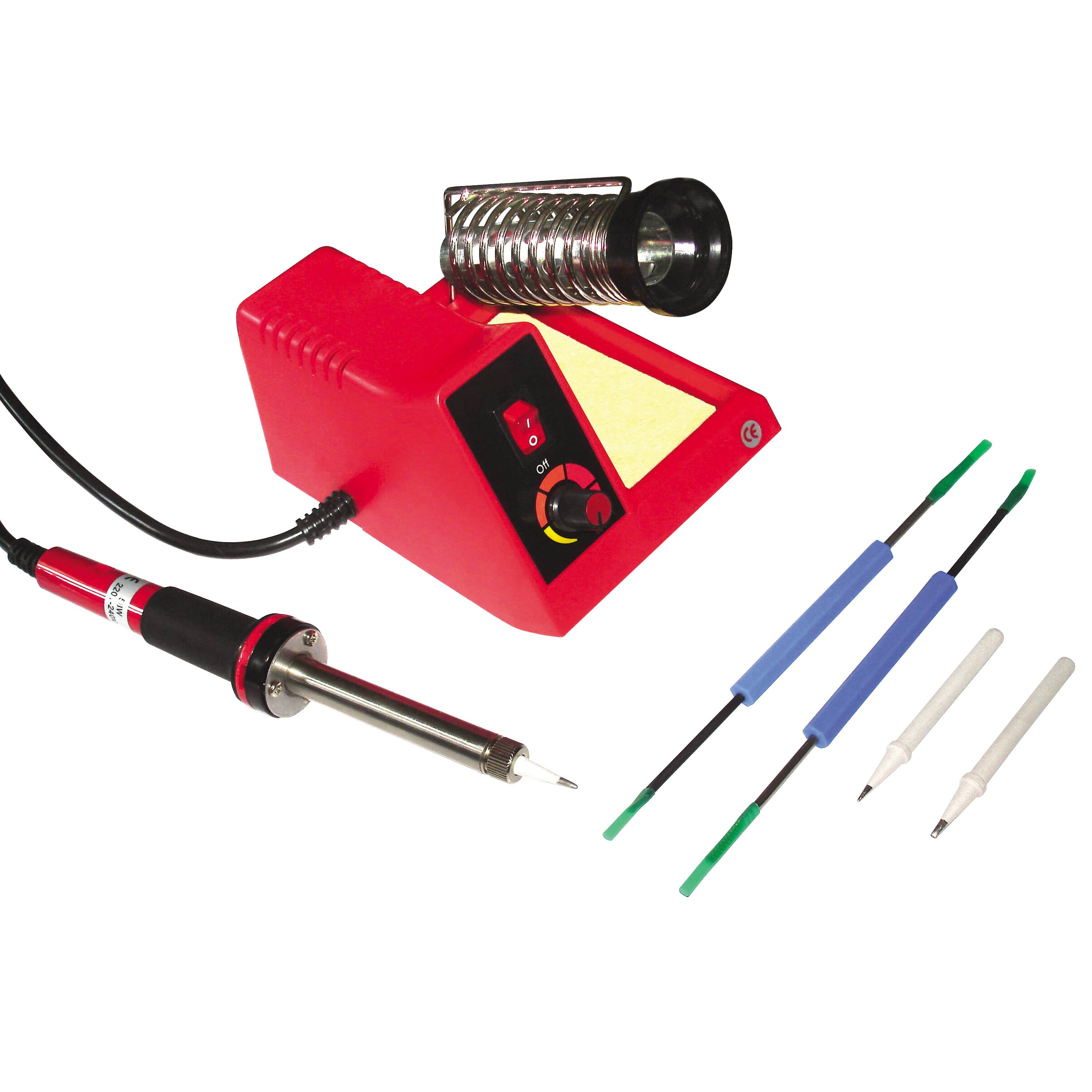 Lötstation McPower "MLS-58", 150-450°C, 58W, inkl. 2 Spitzen und 2 Tools