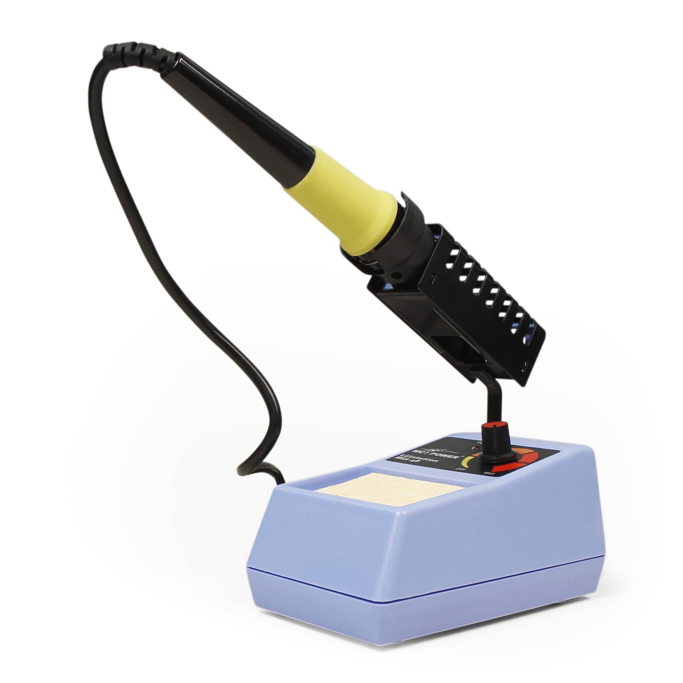 Lötstation McPower "MLS-48", regelbar 20-48W, 200-450°C, blau