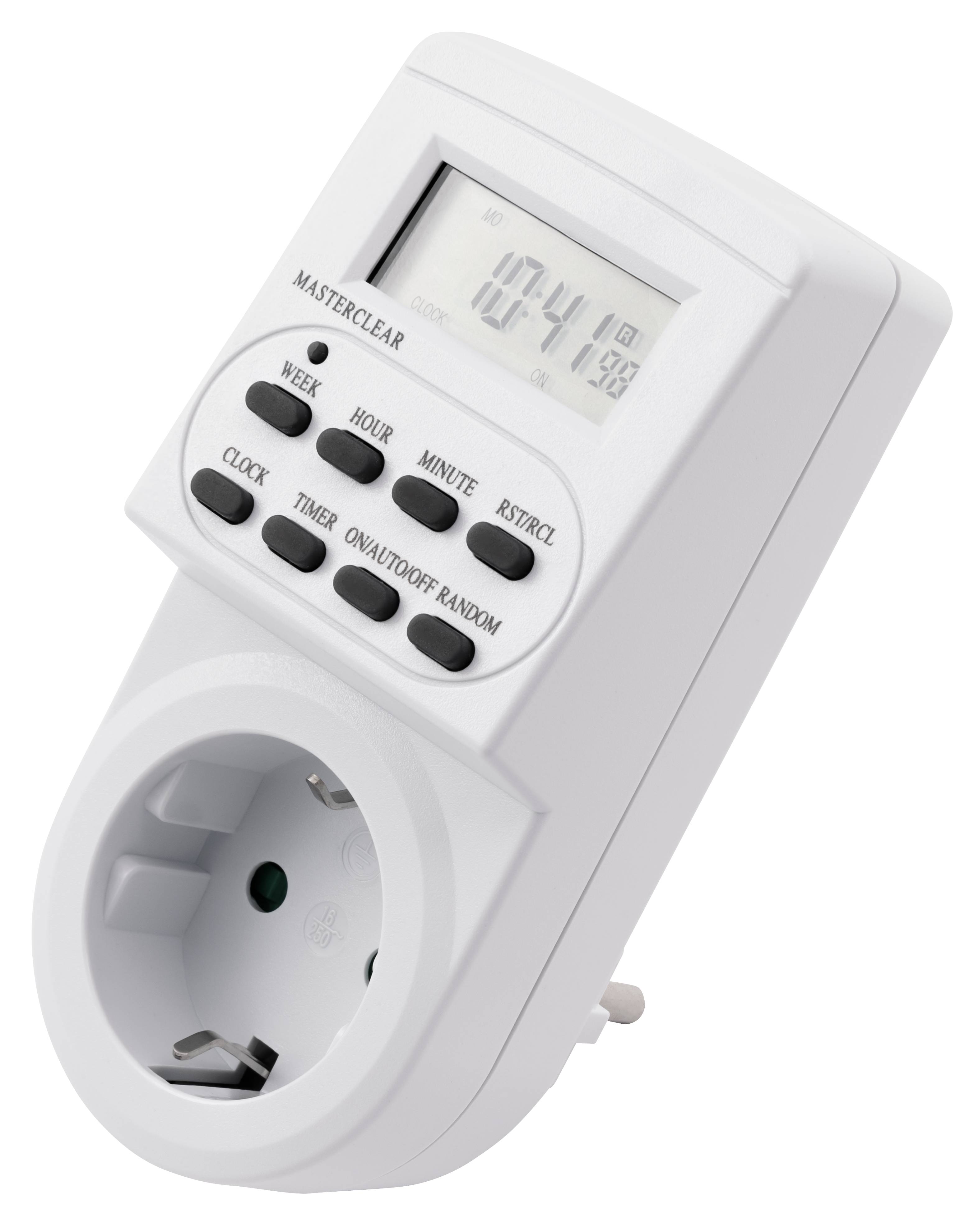 Digitale Zeitschaltuhr McPower "AZ-62" 10 Schaltprogramme, 12/24Std Zyklus