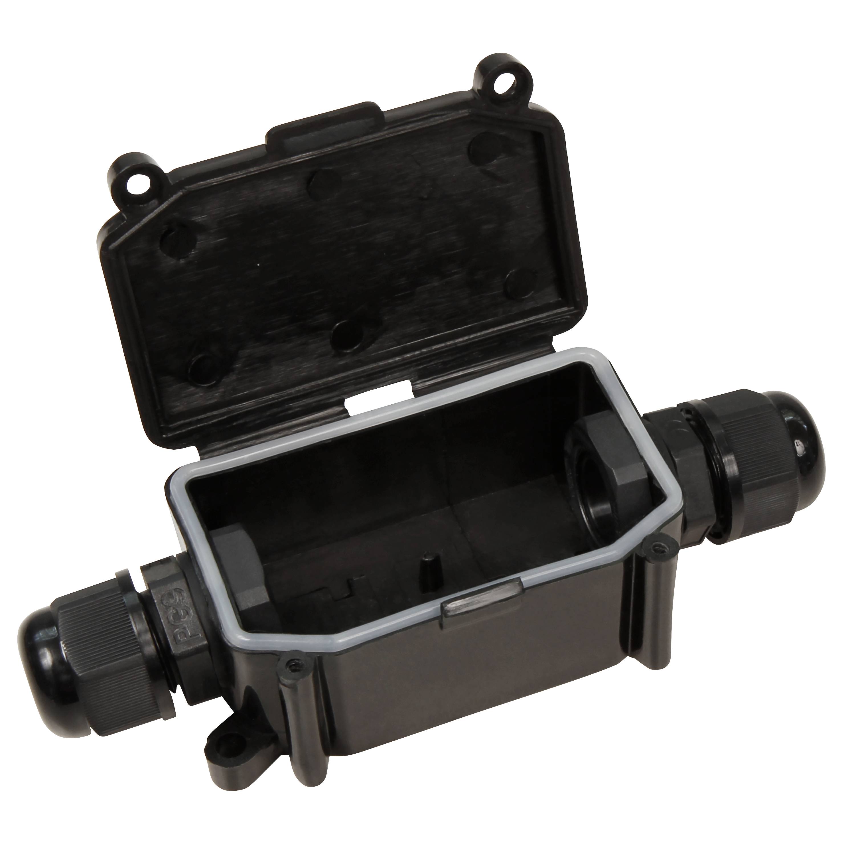 Abzweigdose McPower, 120x32x44mm, IP66, 1 Ein- und 1 Ausgang