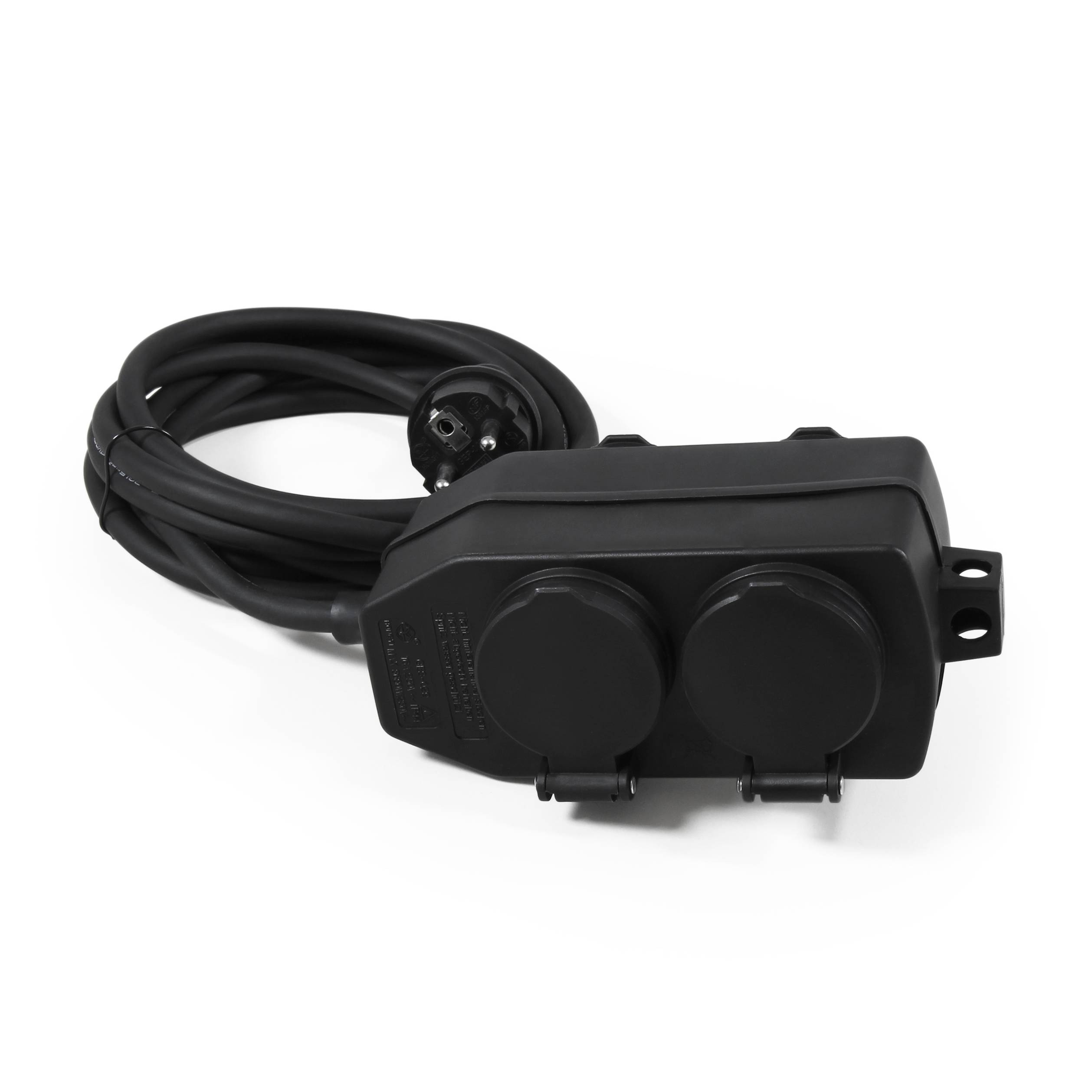 McPower - 4-fach Steckdosenblock für Außen IP44, 3m Kabel