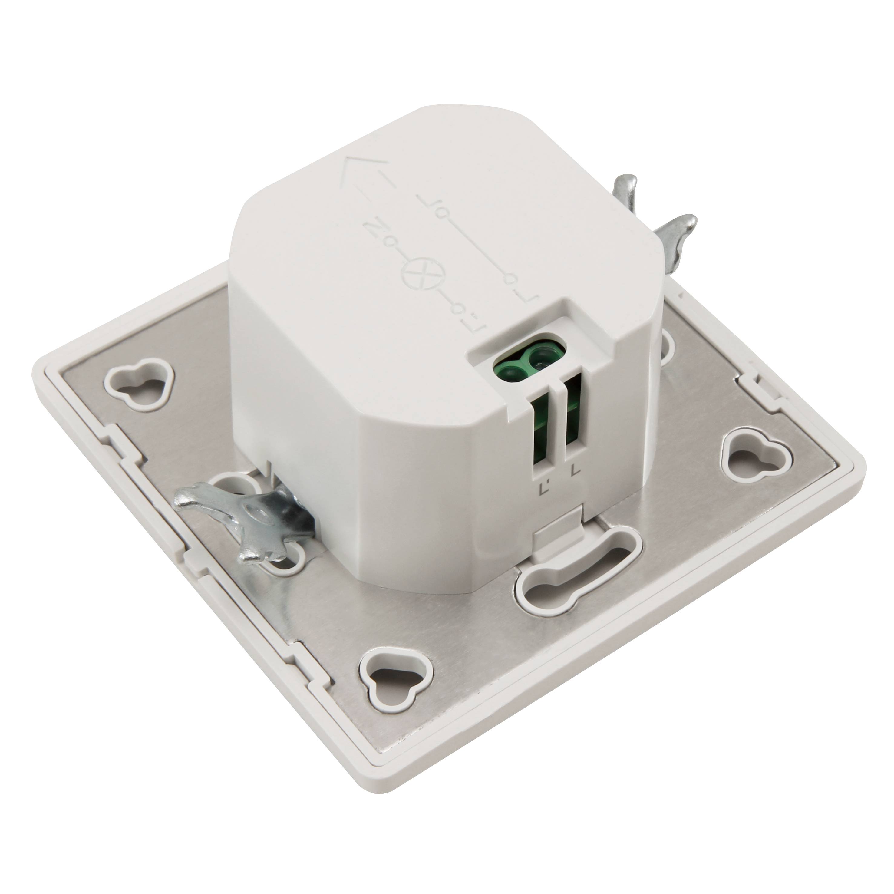 Unterputz IR Bewegungsmelder McShine "LX-31" 190°, 500W, LED geeignet, weiß
