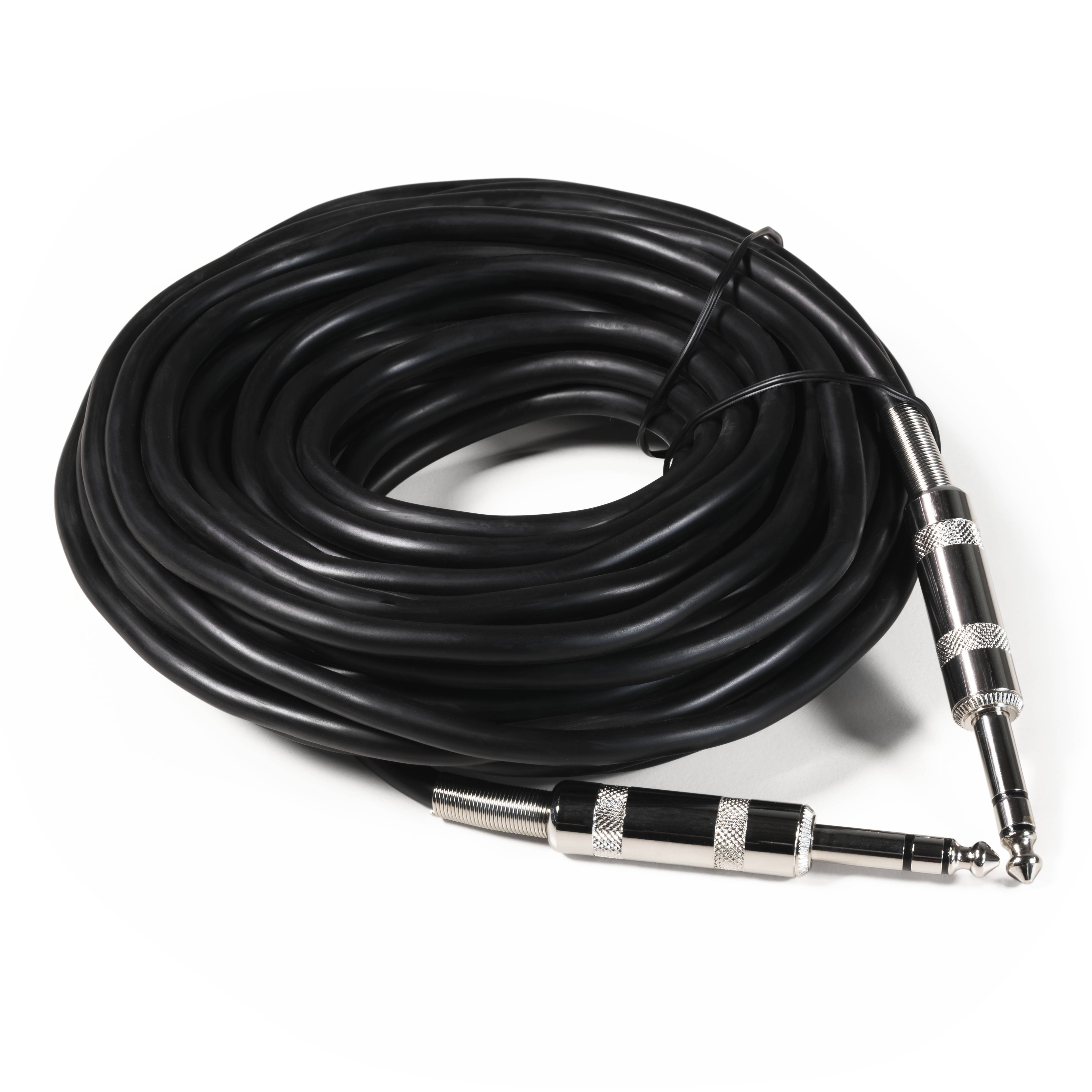 Klinke-Verbindungskabel HOLLYWOOD 10m, 6,3 mm Stecker-Stecker, stereo