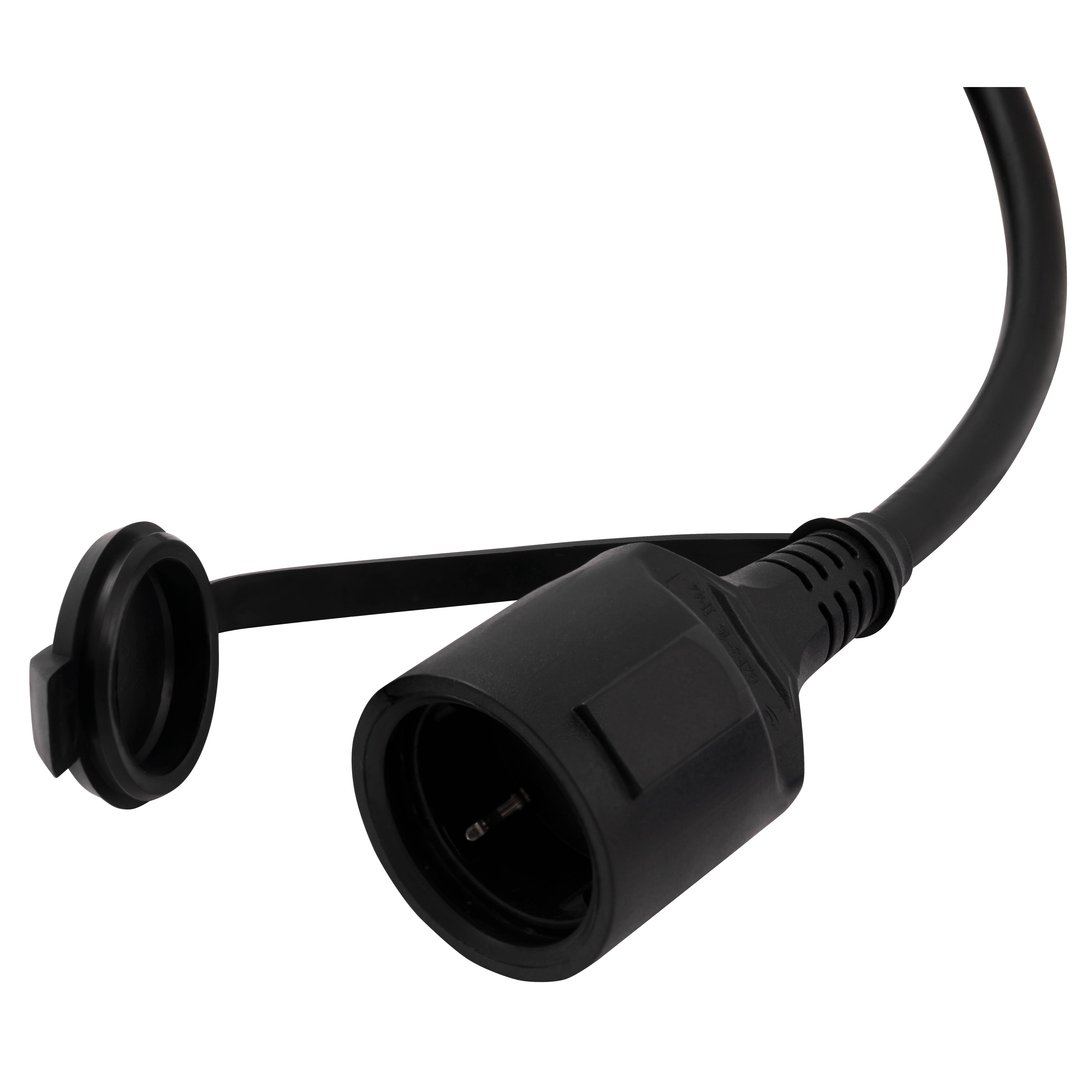 CEE-Stecker auf Schutzkontakt-Kupplung, McPower, 0,35m H07RNG 3G2,5, 230V, IP44