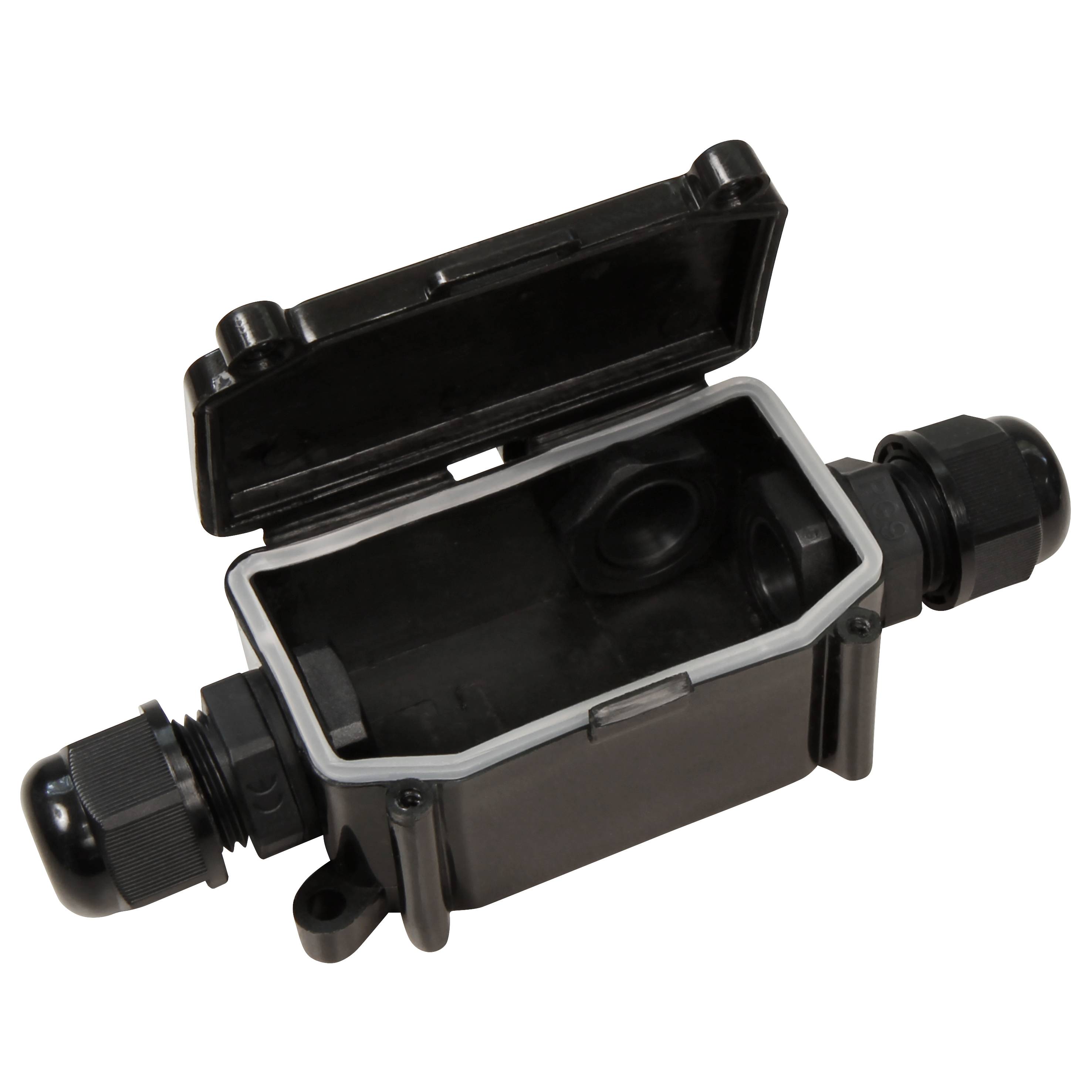 Abzweigdose McPower, 125x69x33mm, IP65, 1 Ein- und 2 Ausgänge