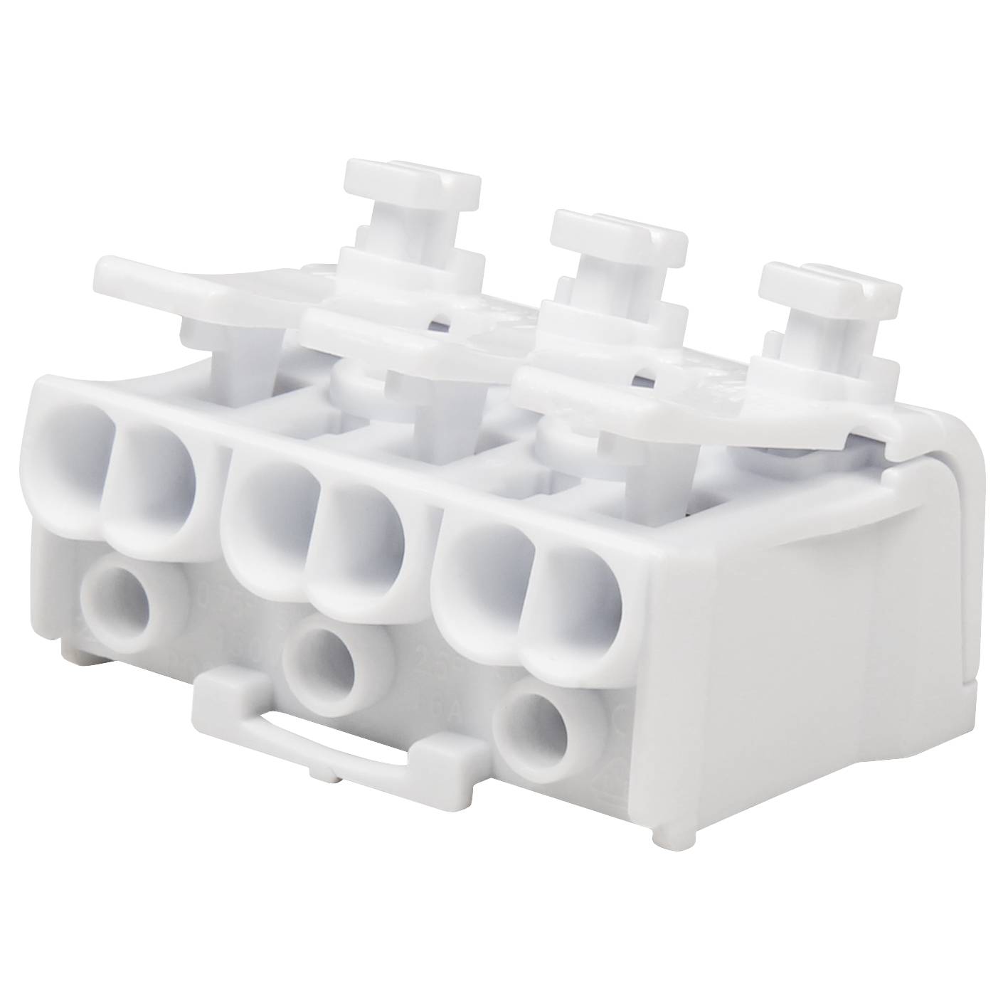 Lüsterklemme McPower mit Betätigungshebel, 0,5-2,5mm², max. 16A