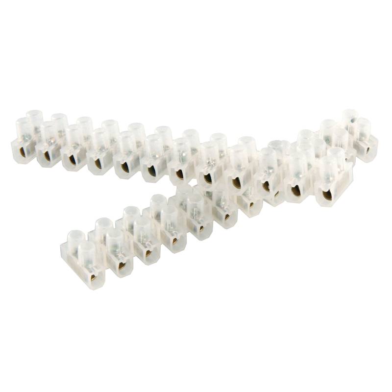 Lüsterklemme McPower, 12 Klemmen, 4,5mm², 5A, transparent