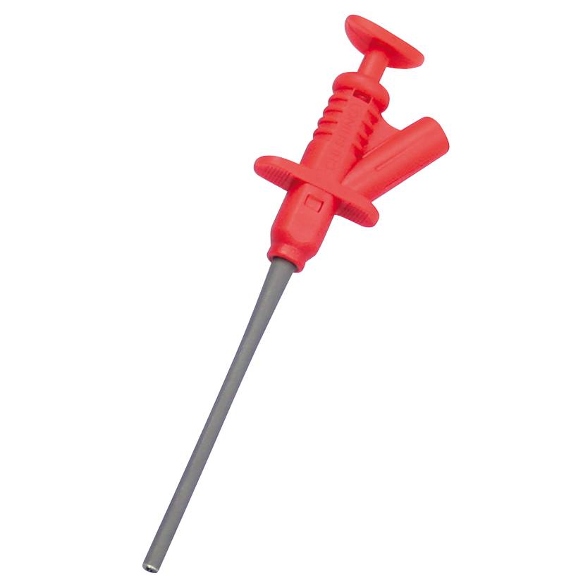 McPower - Klemmprüfspitze "PS 45", 4mm Buchse, rot