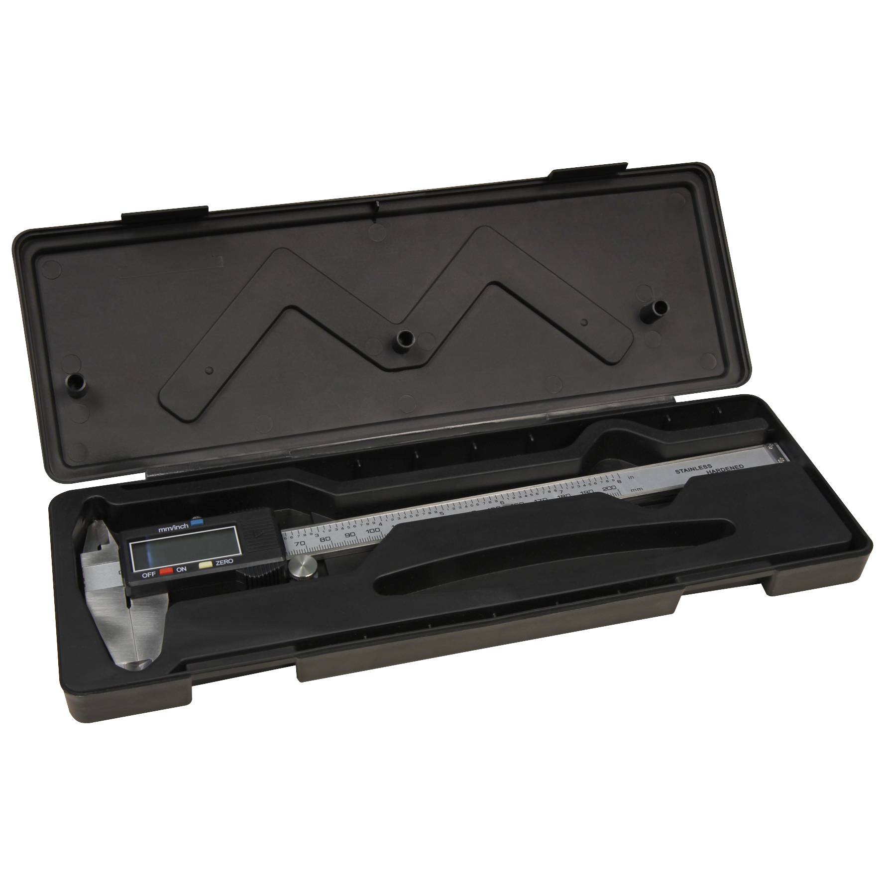 digitale Schieblehre McPower "MS-200" 200mm, LC-Display, mm und inch