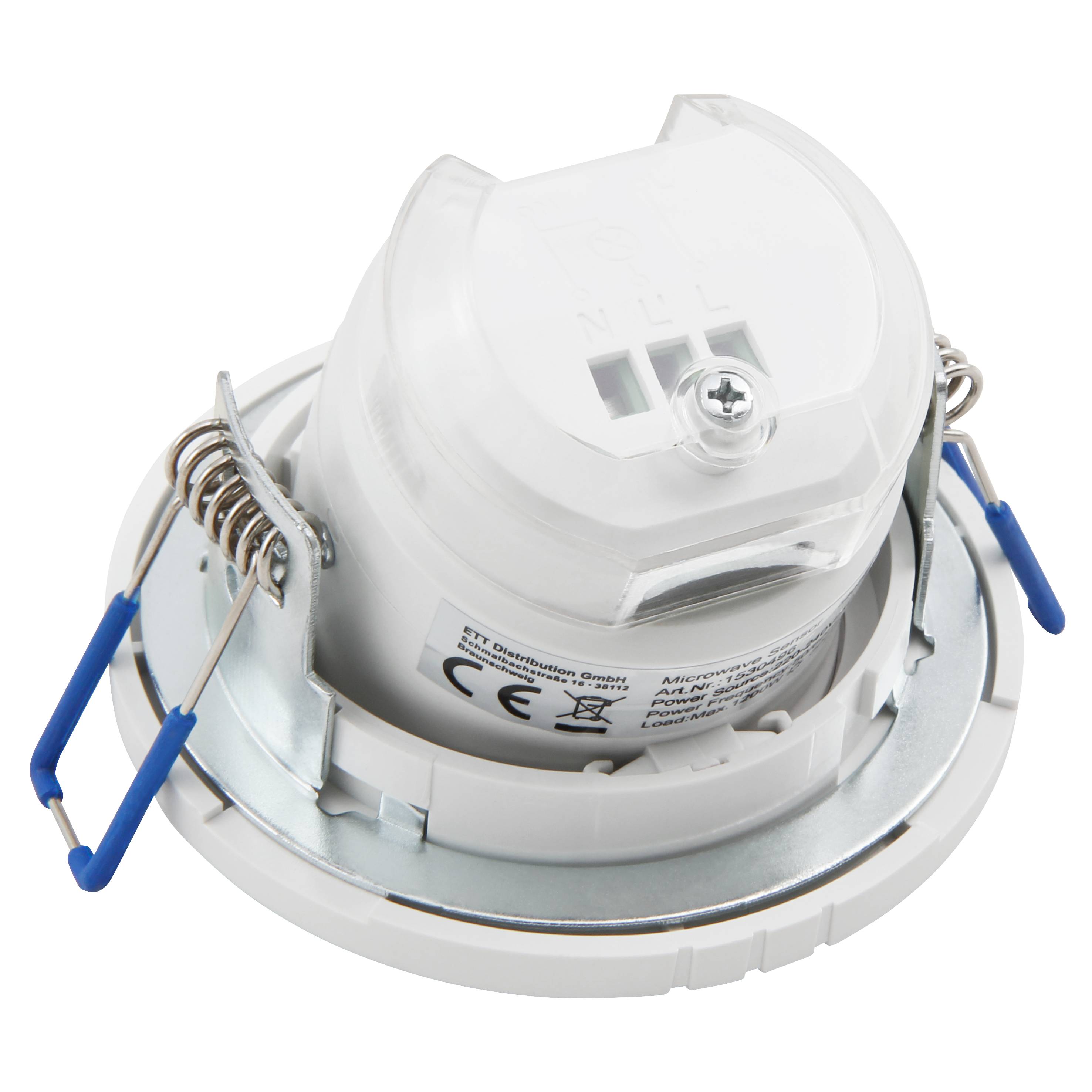 HF / Mikrowellen-Bewegungsmelder McShine für Deckeneinbau "LX-766", 230V/1200W