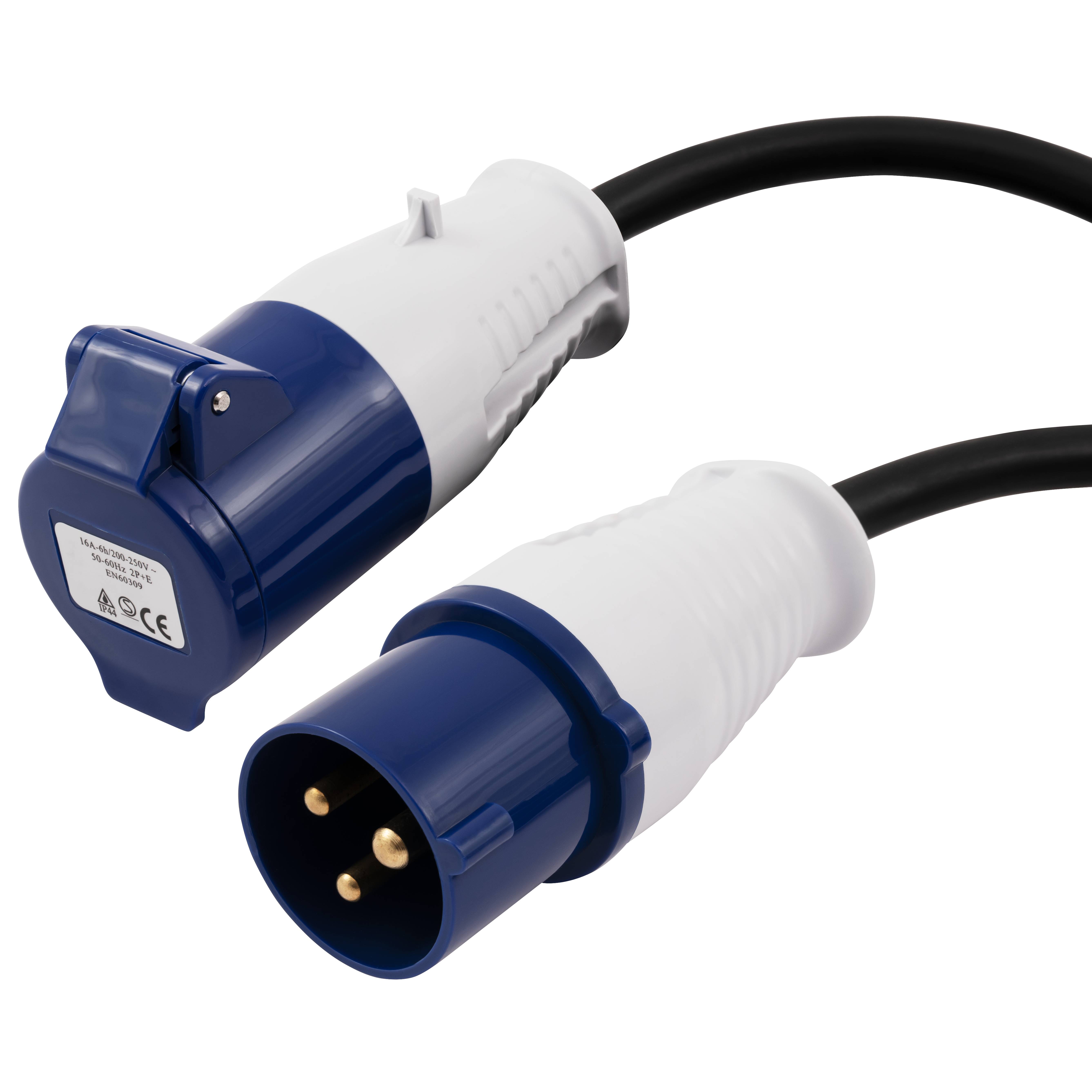 CEE-Verlängerungskabel McPower, 10m H07RNG 3G2,5, 230V, IP44