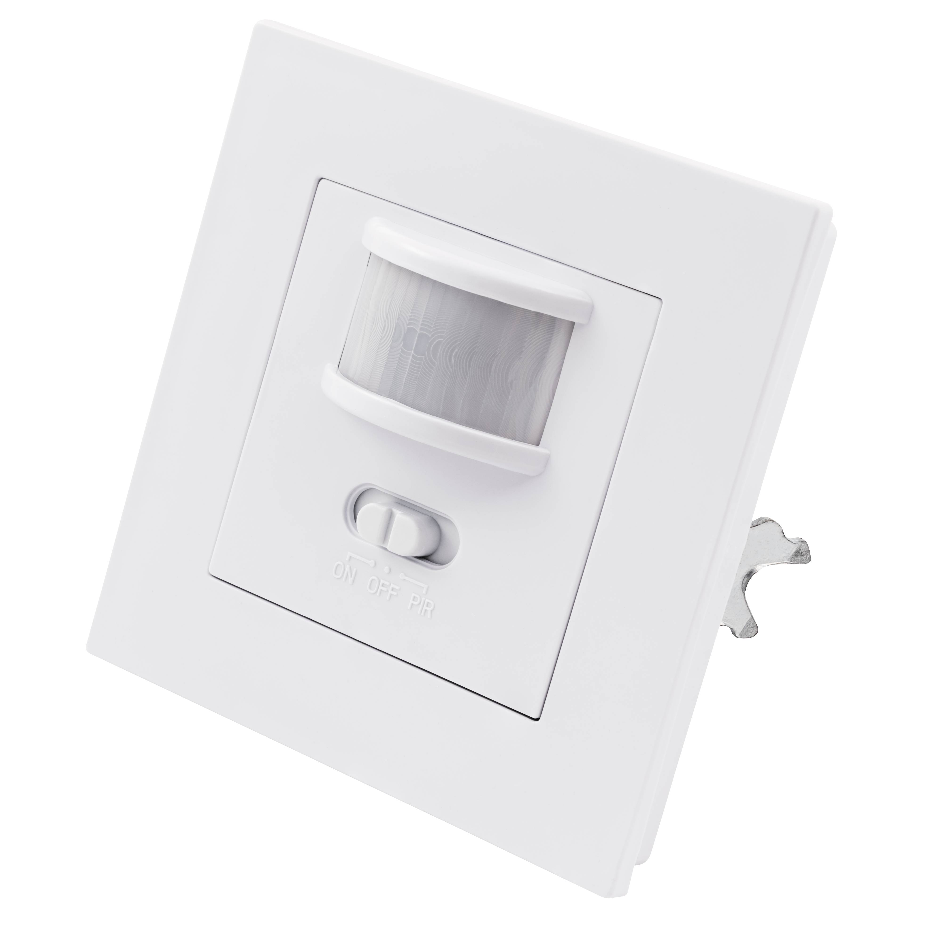 Unterputz IR Bewegungsmelder McShine "LX-23" 160°, 500W, LED geeignet, weiß