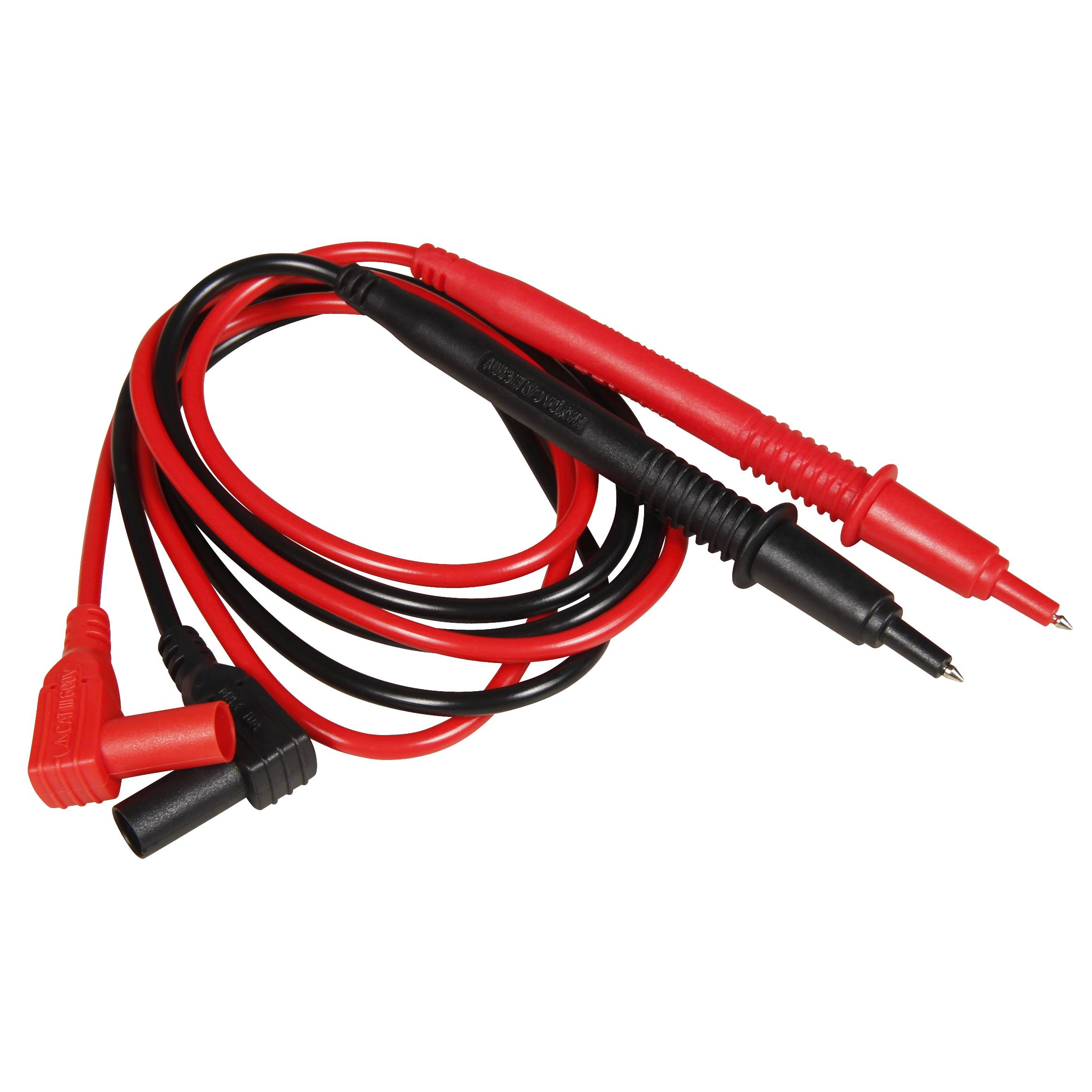 Prüfkabelsatz McPower "M1300-iso", 90 cm lang mit isolierten Steckern